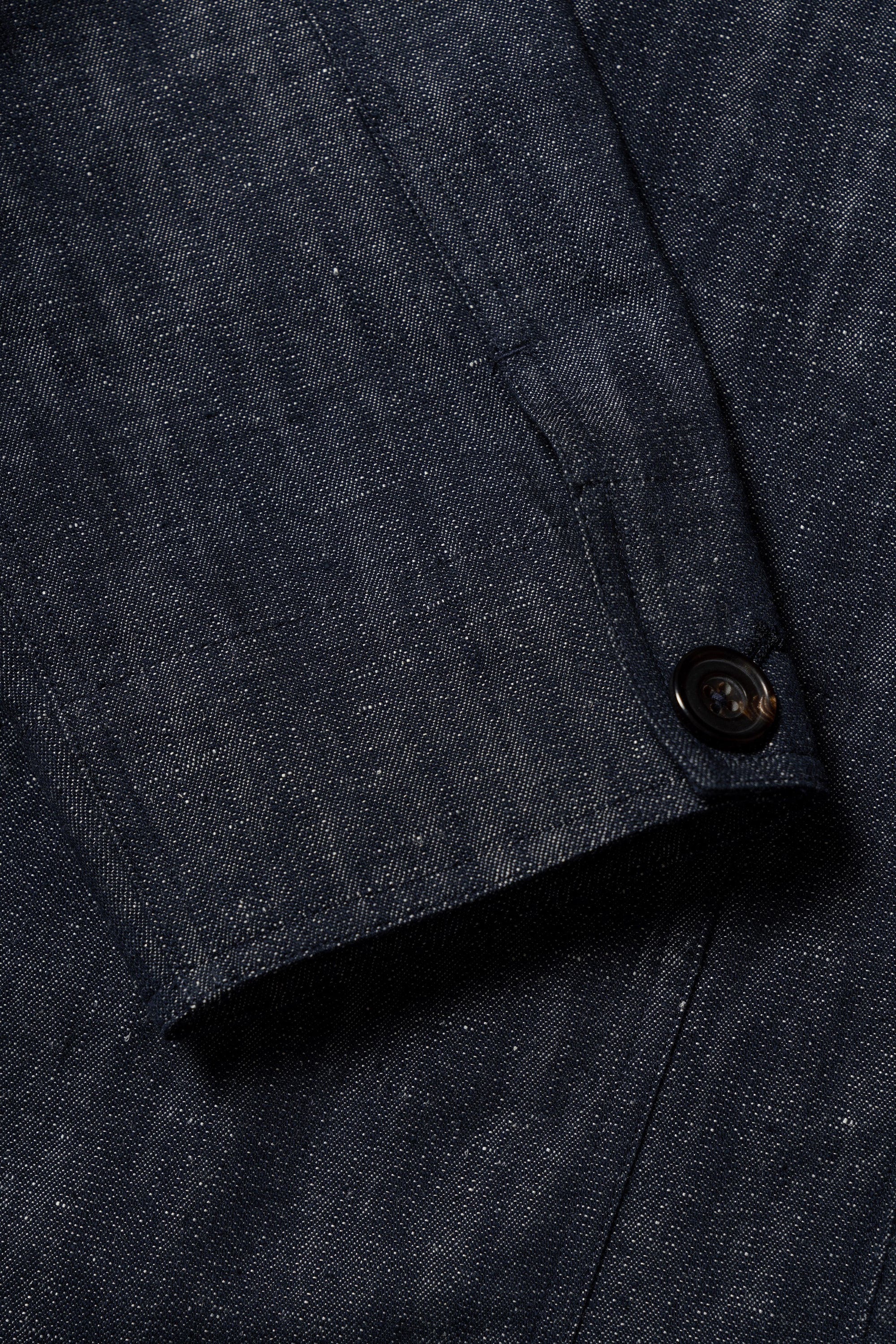 Denim Linen Cotton Chore Jacket