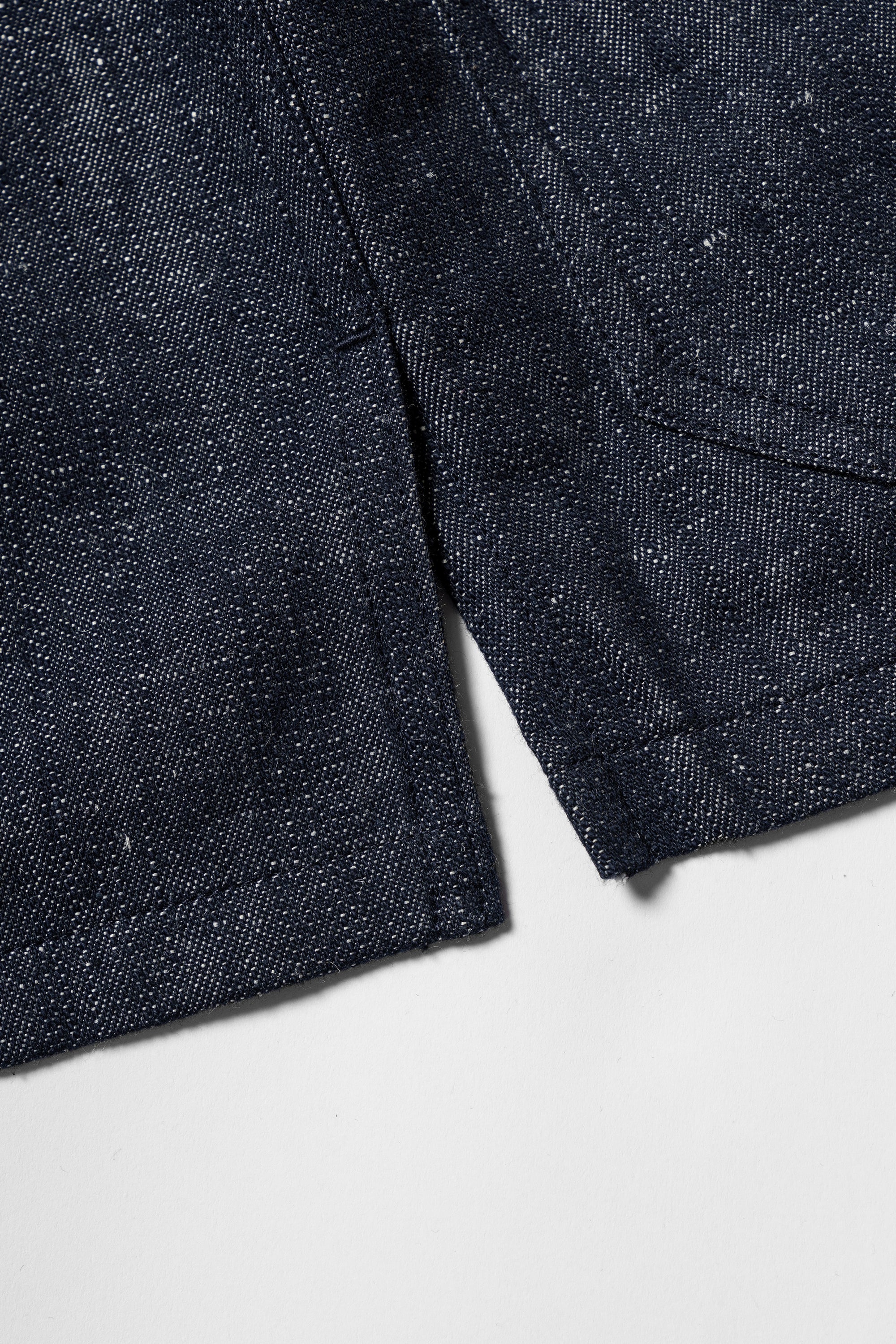 Denim Linen Cotton Chore Jacket
