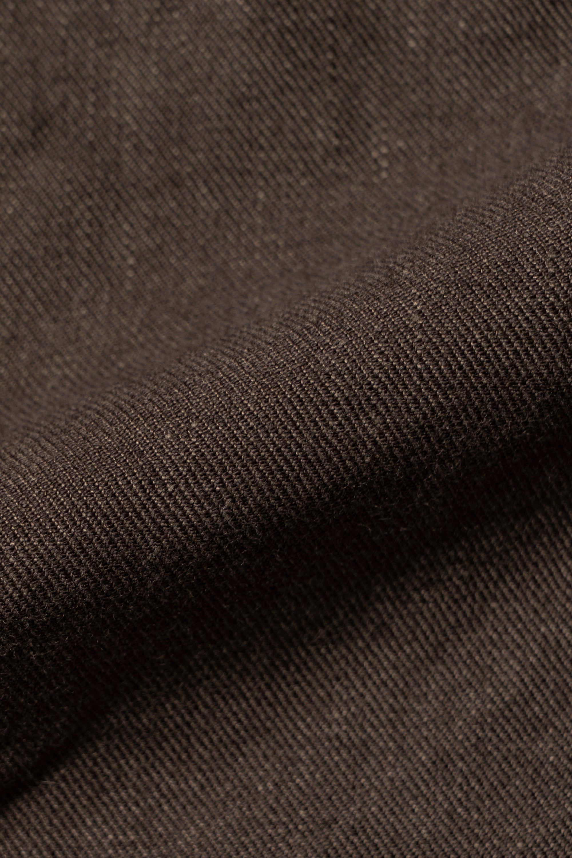 Brown Linen Wool Safari Jacket