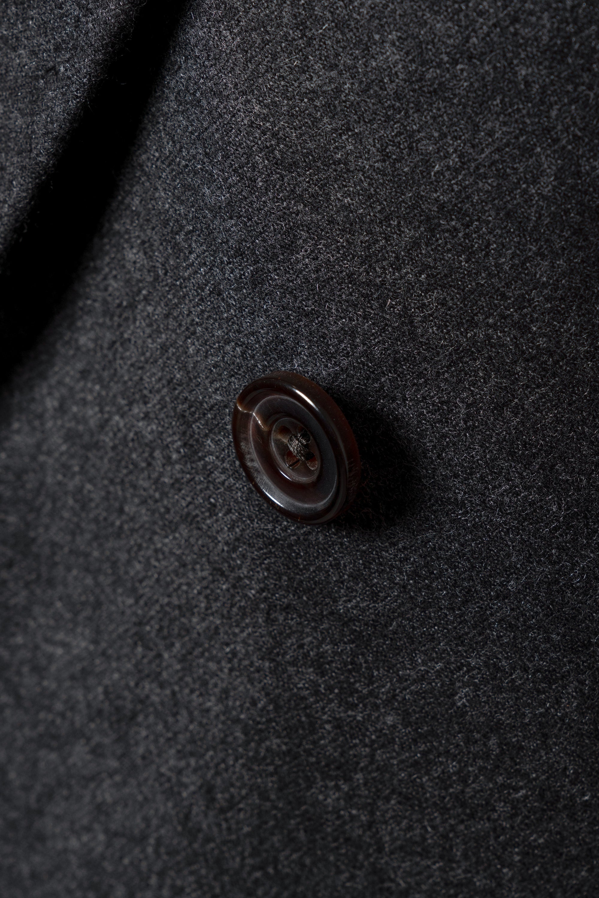 MTO Charcoal Worsted Flannel Suit #17