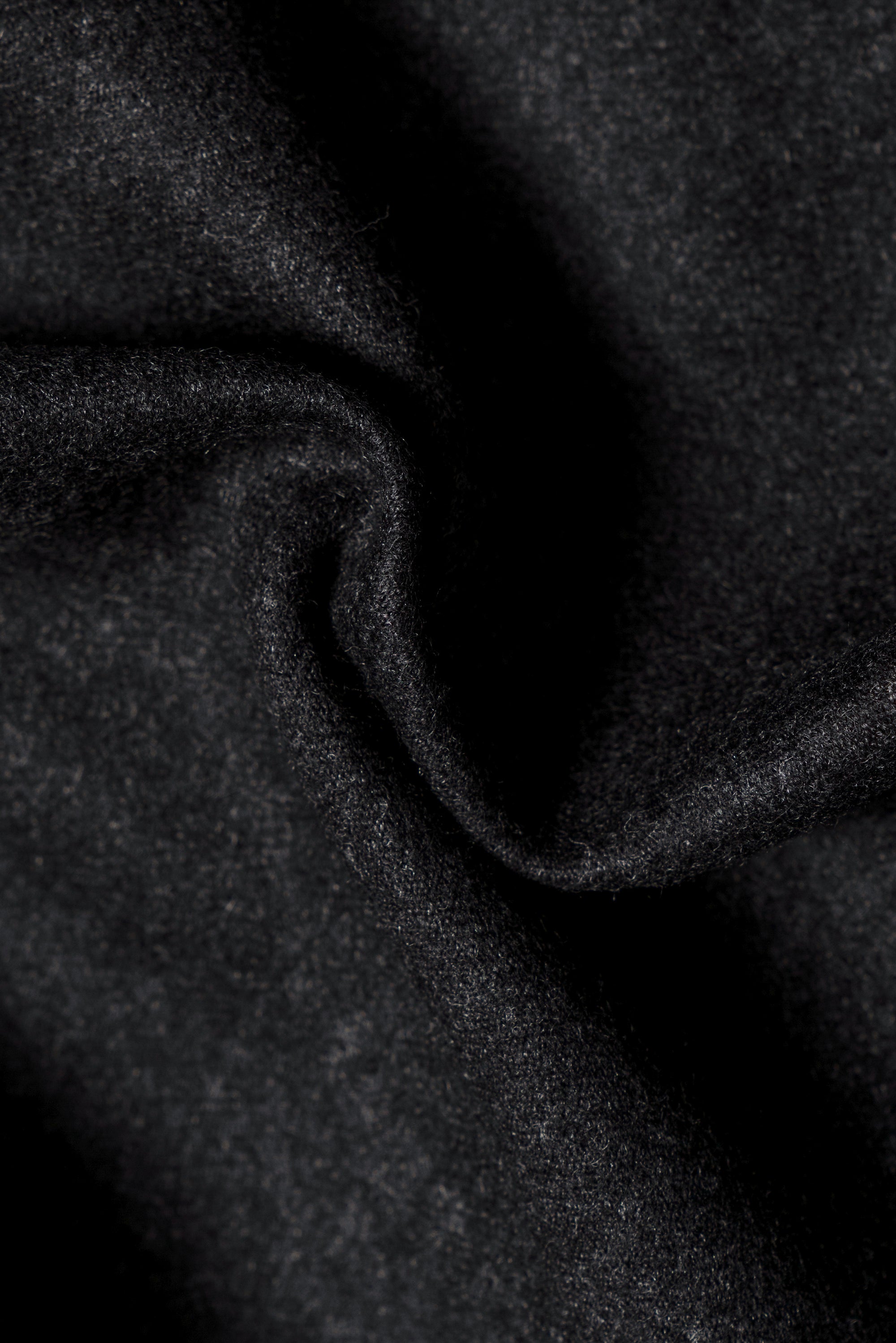 MTO Charcoal Worsted Flannel Suit #17