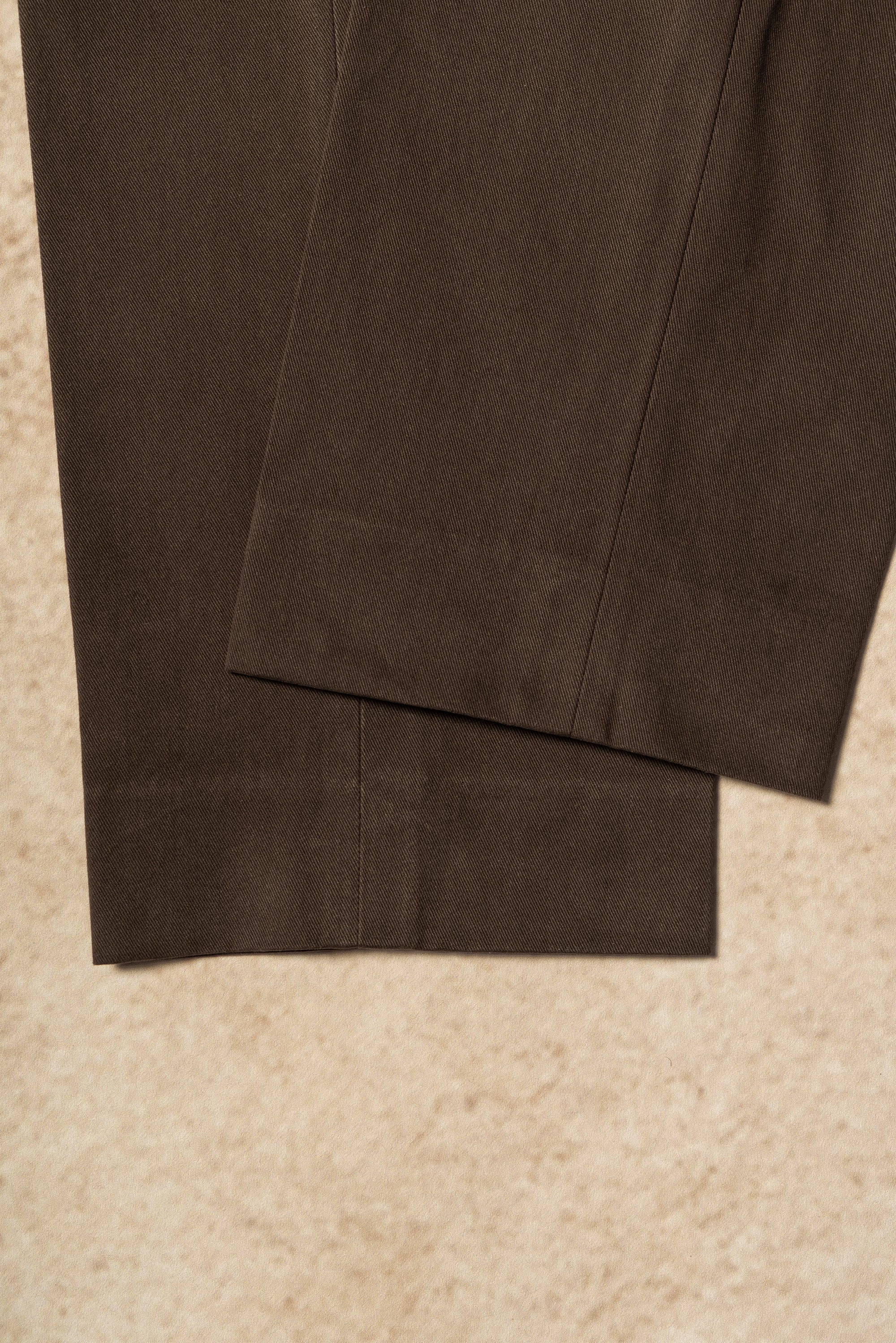 Brown Twill Cotton Trousers #359
