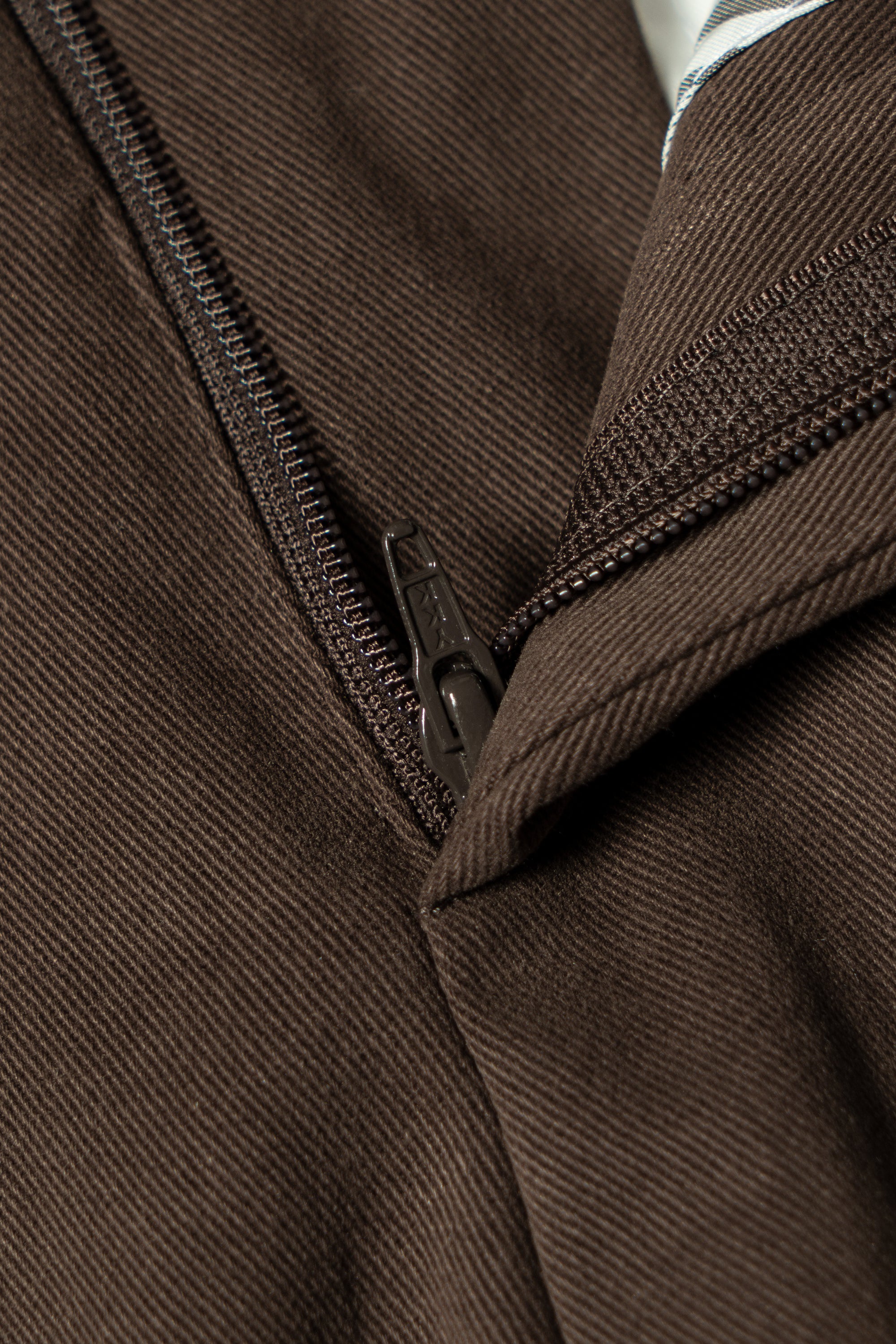 Brown Twill Cotton Trousers #359