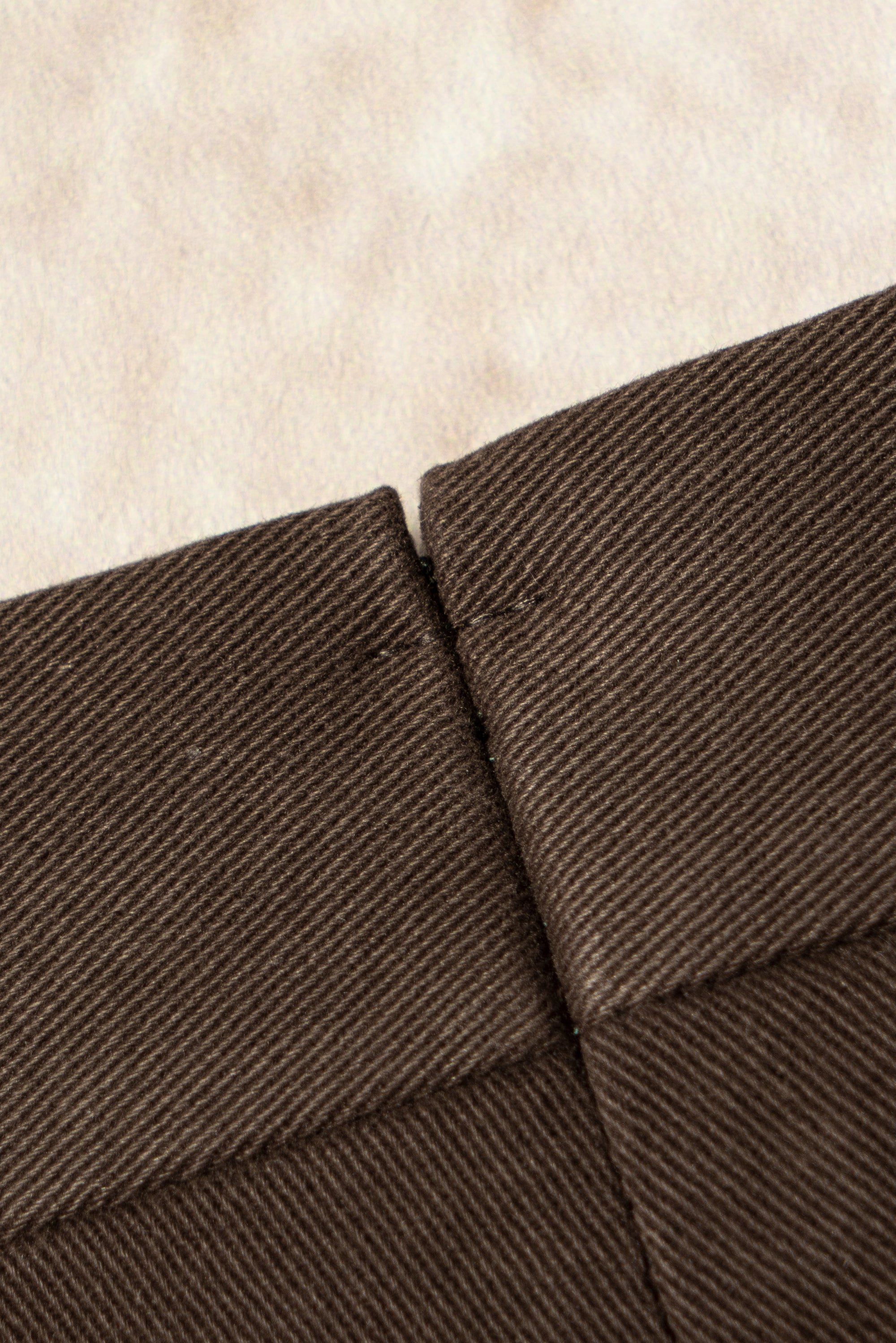 Brown Twill Cotton Trousers #359