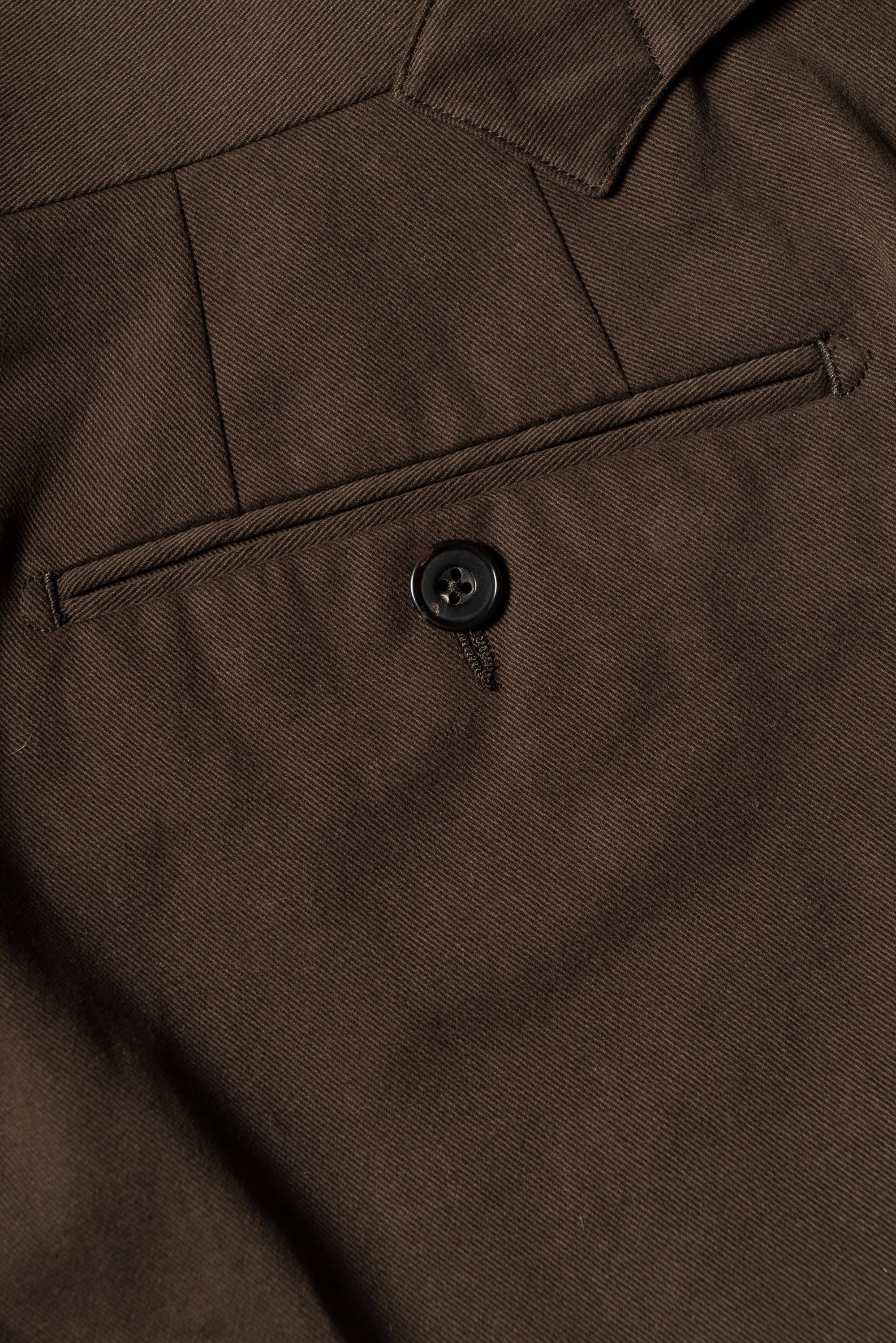 Brown Twill Cotton Trousers #359