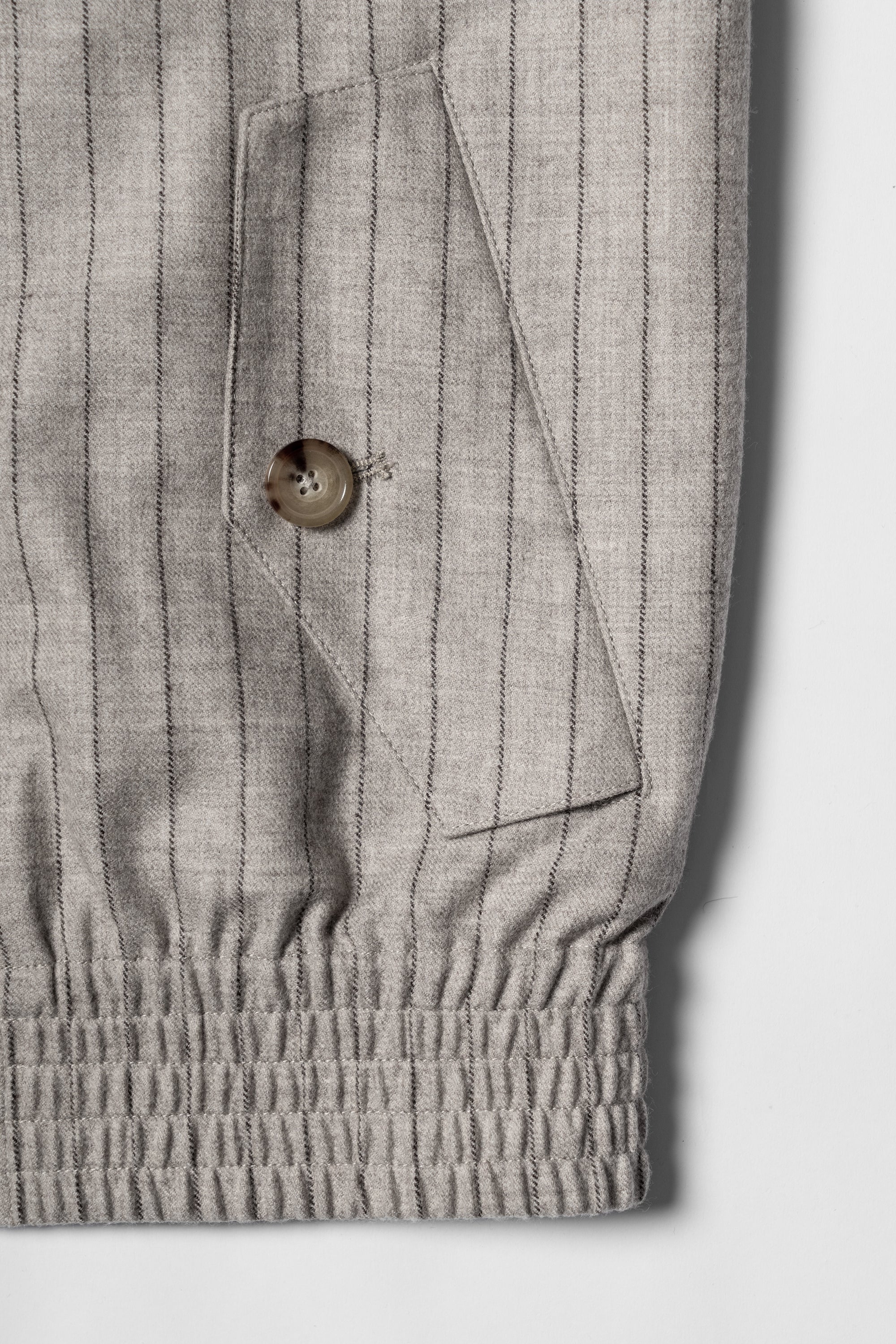 Stripe Undyed Wool G9 Jacket