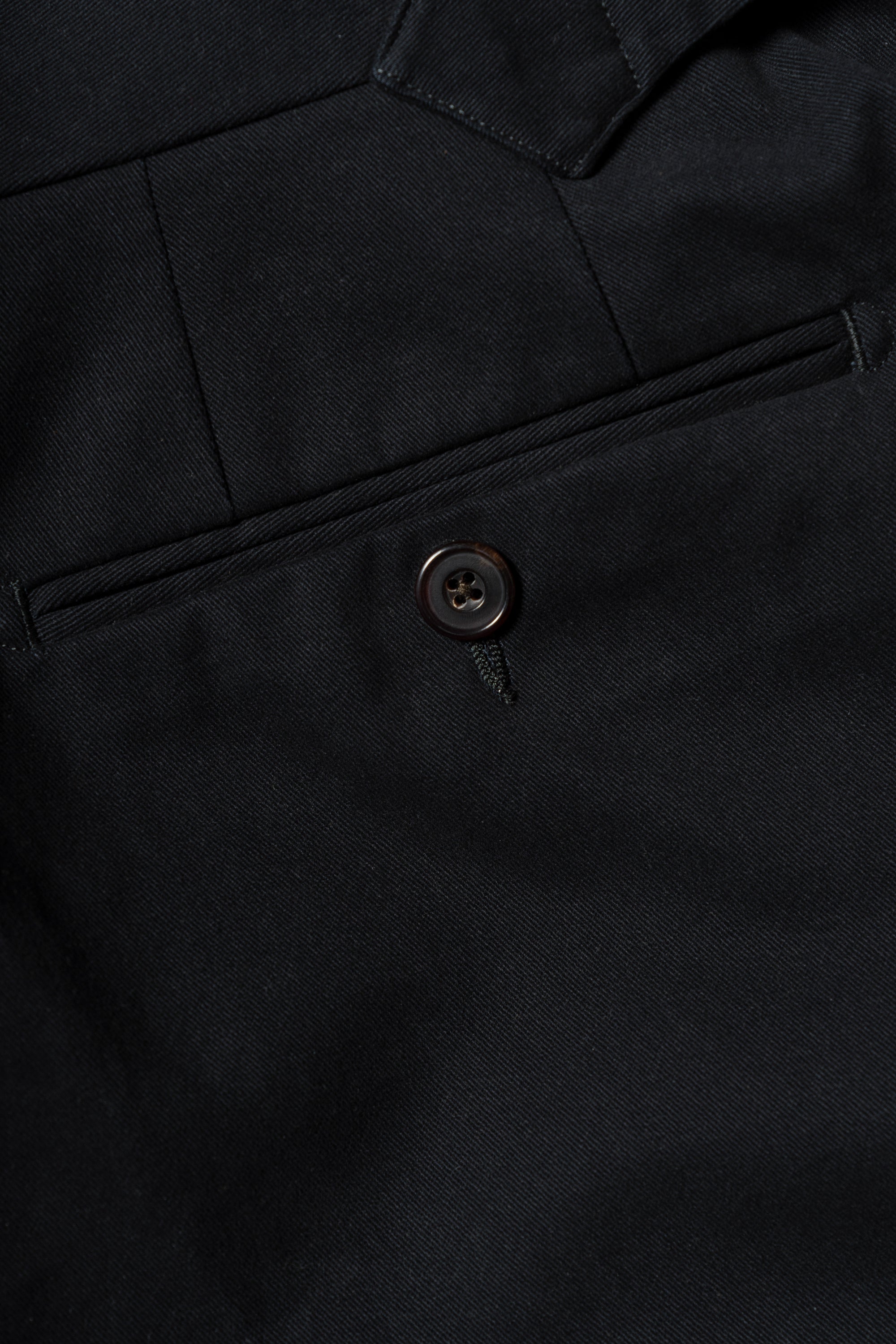 Navy Twill Cotton Trousers #72