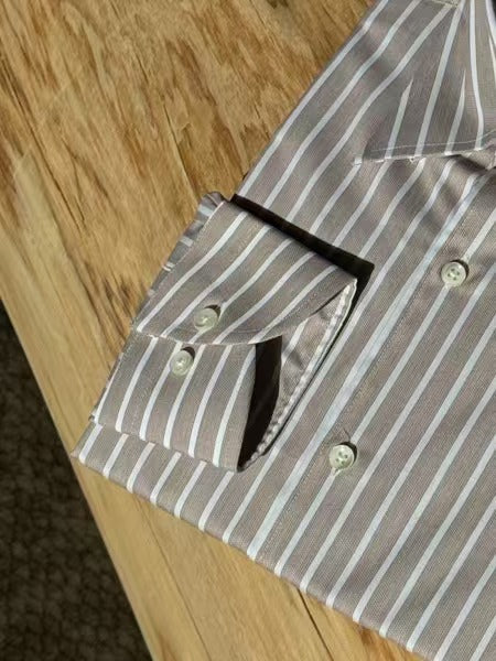 MTO Stipe Cotton Shirt #437 #438