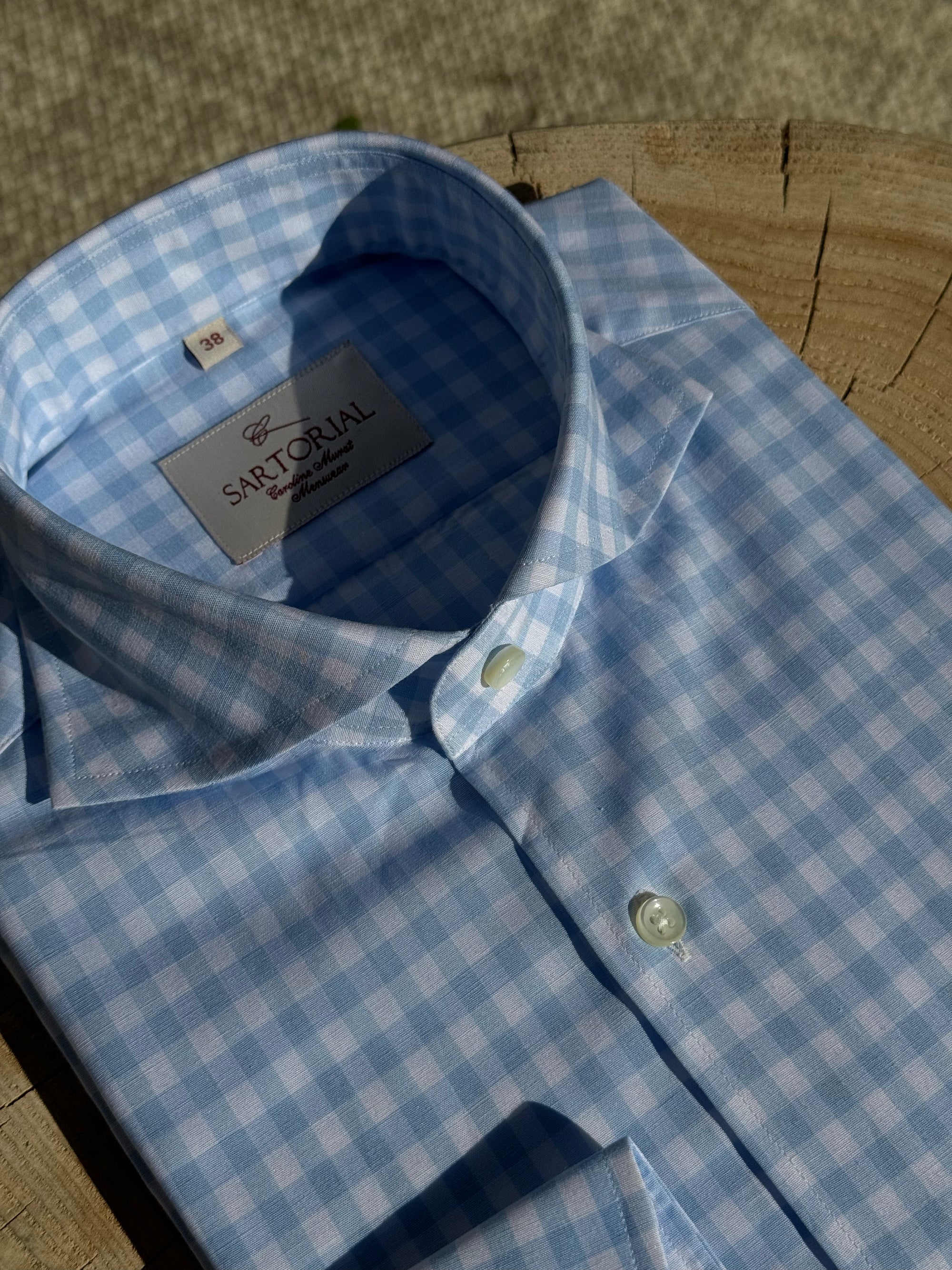 MTO Stipe Cotton Linen Blending Shirt #421 #424