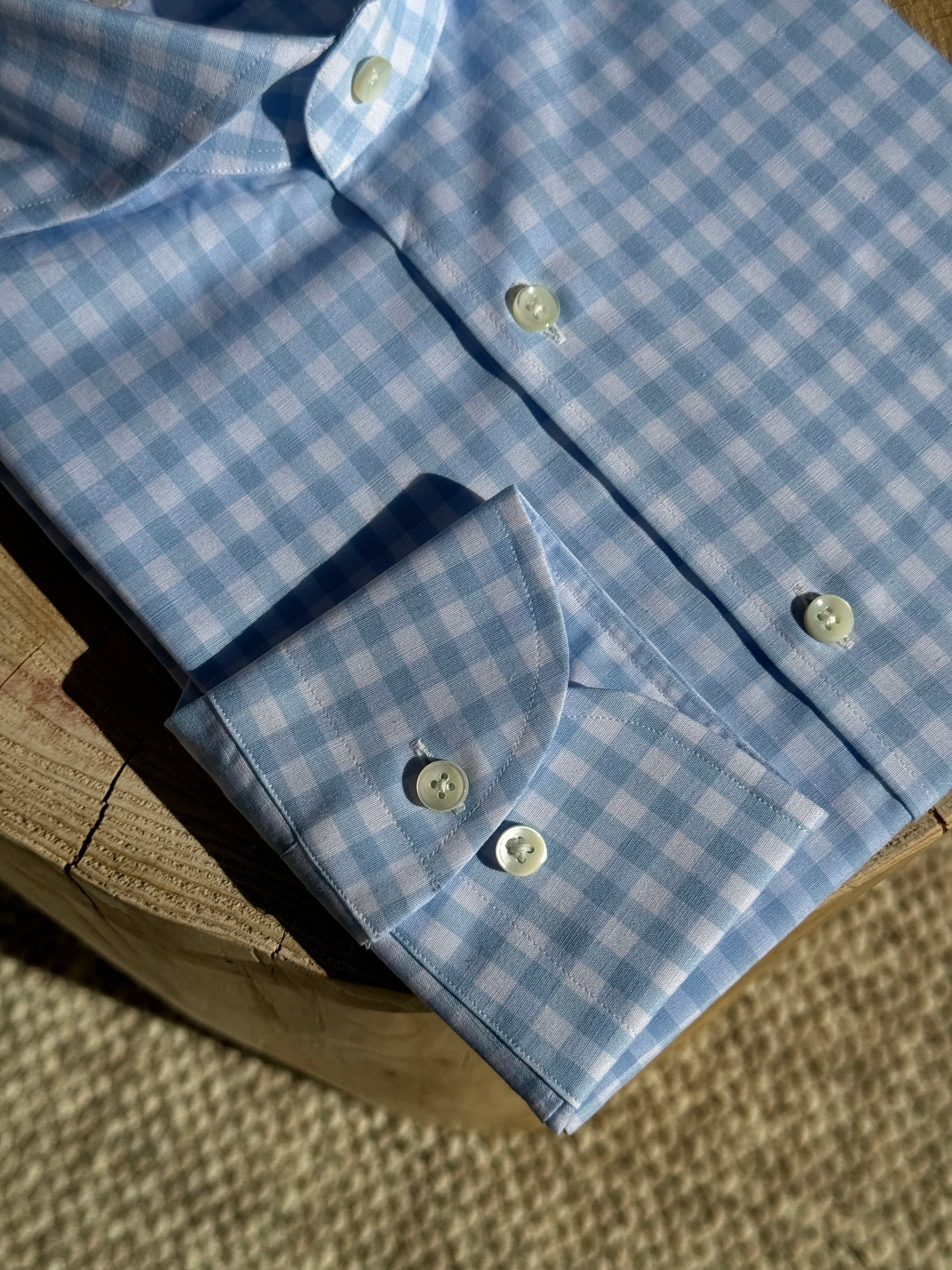 MTO Stipe Cotton Linen Blending Shirt #421 #424
