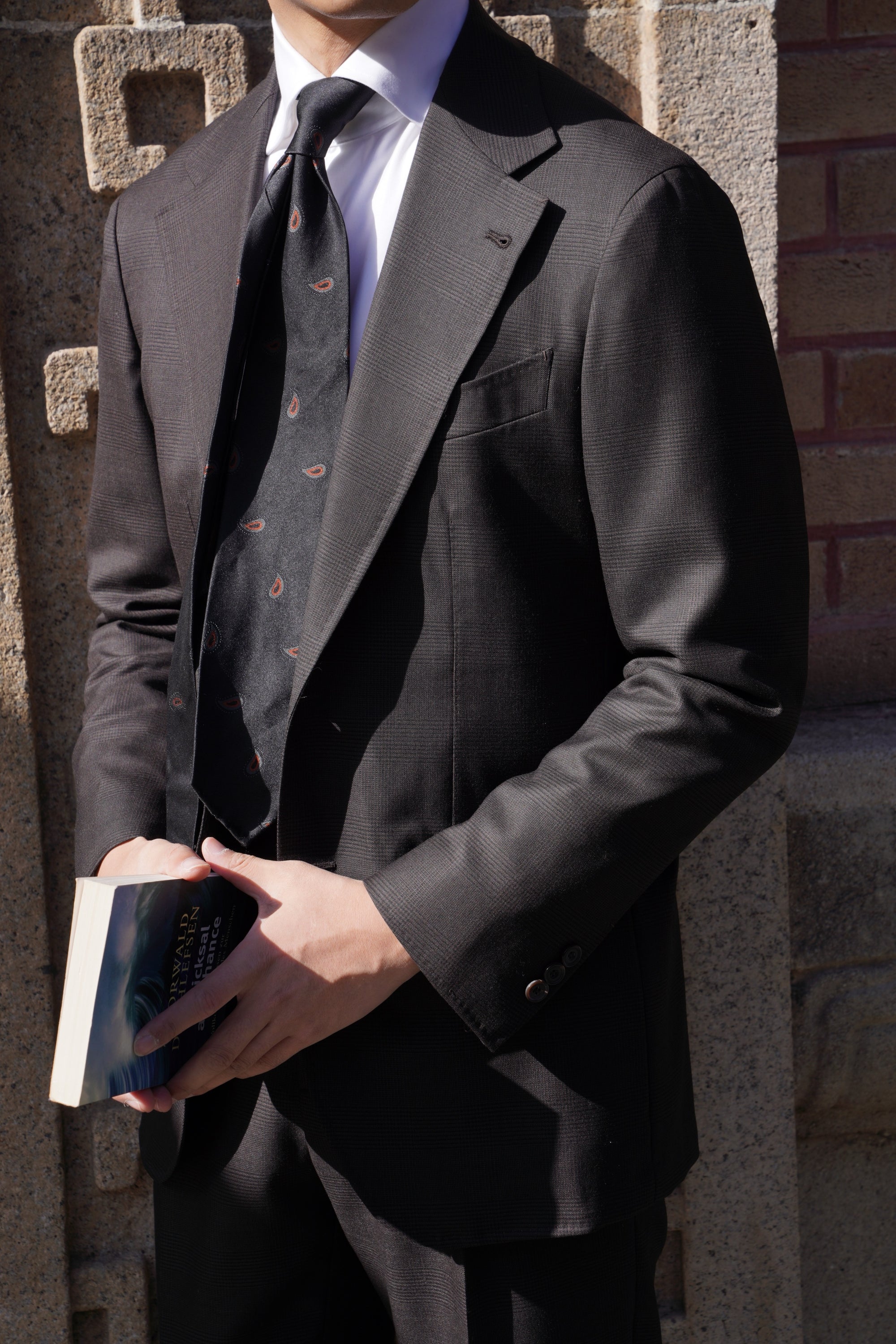 Dark Brown Glen Check Suit #210
