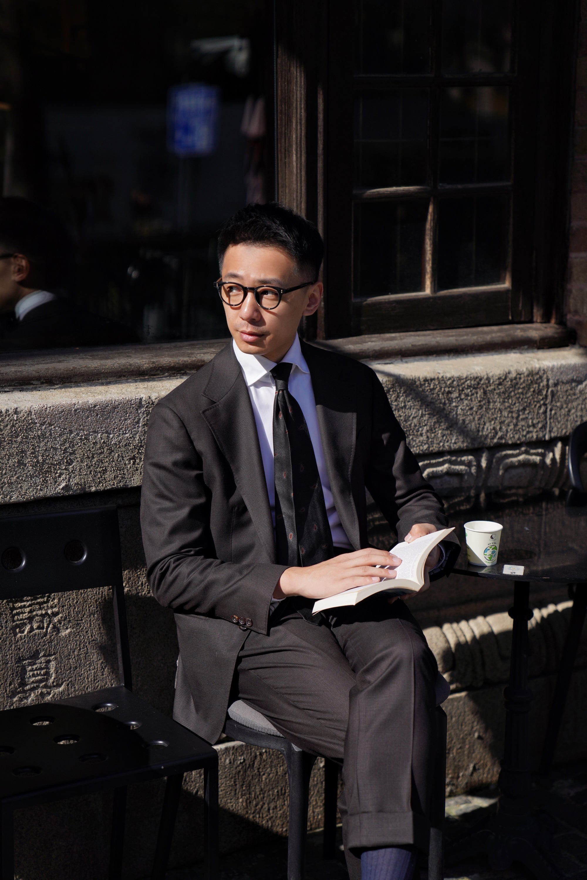 Dark Brown Glen Check Suit #210