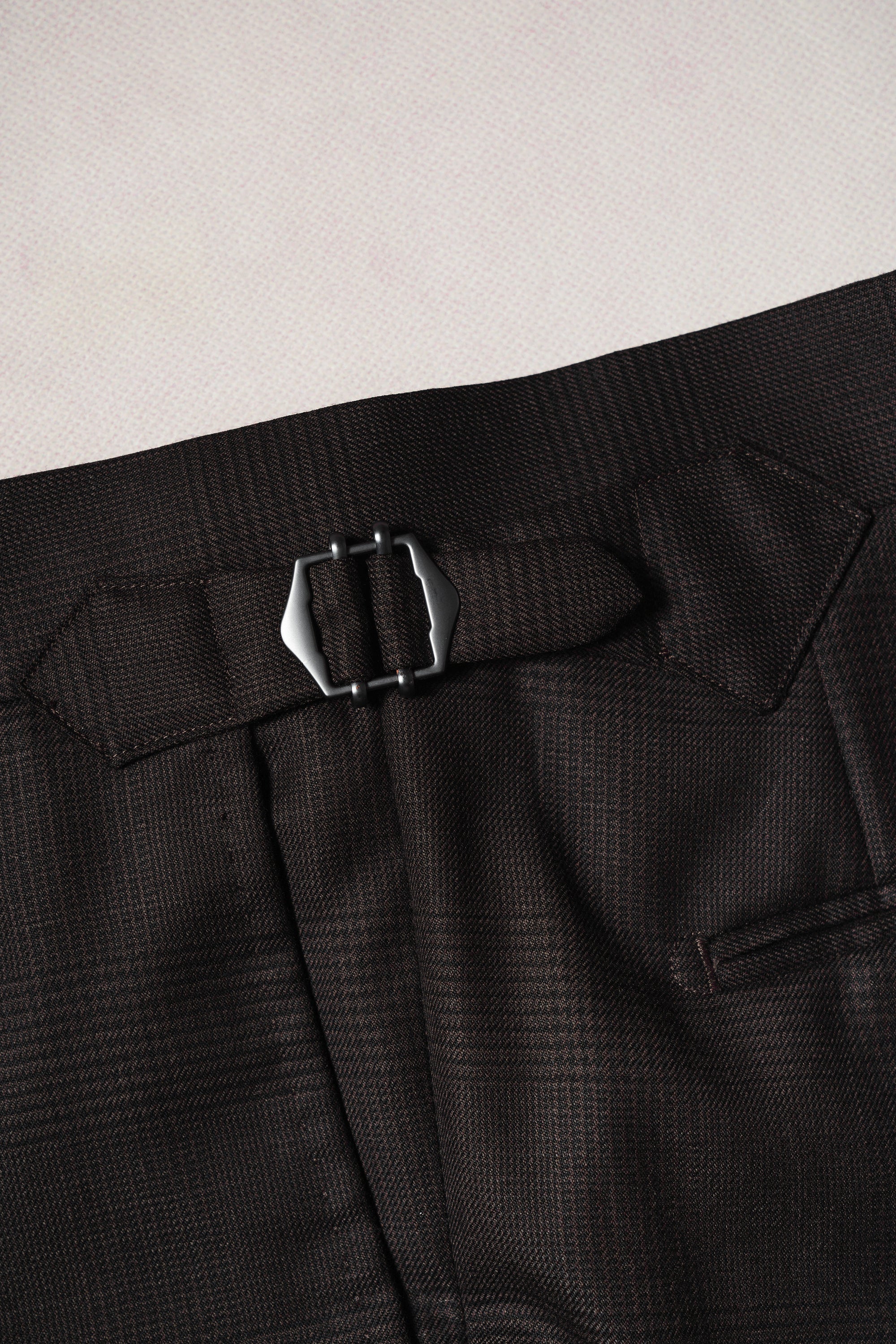 Dark Brown Glen Check Suit #210