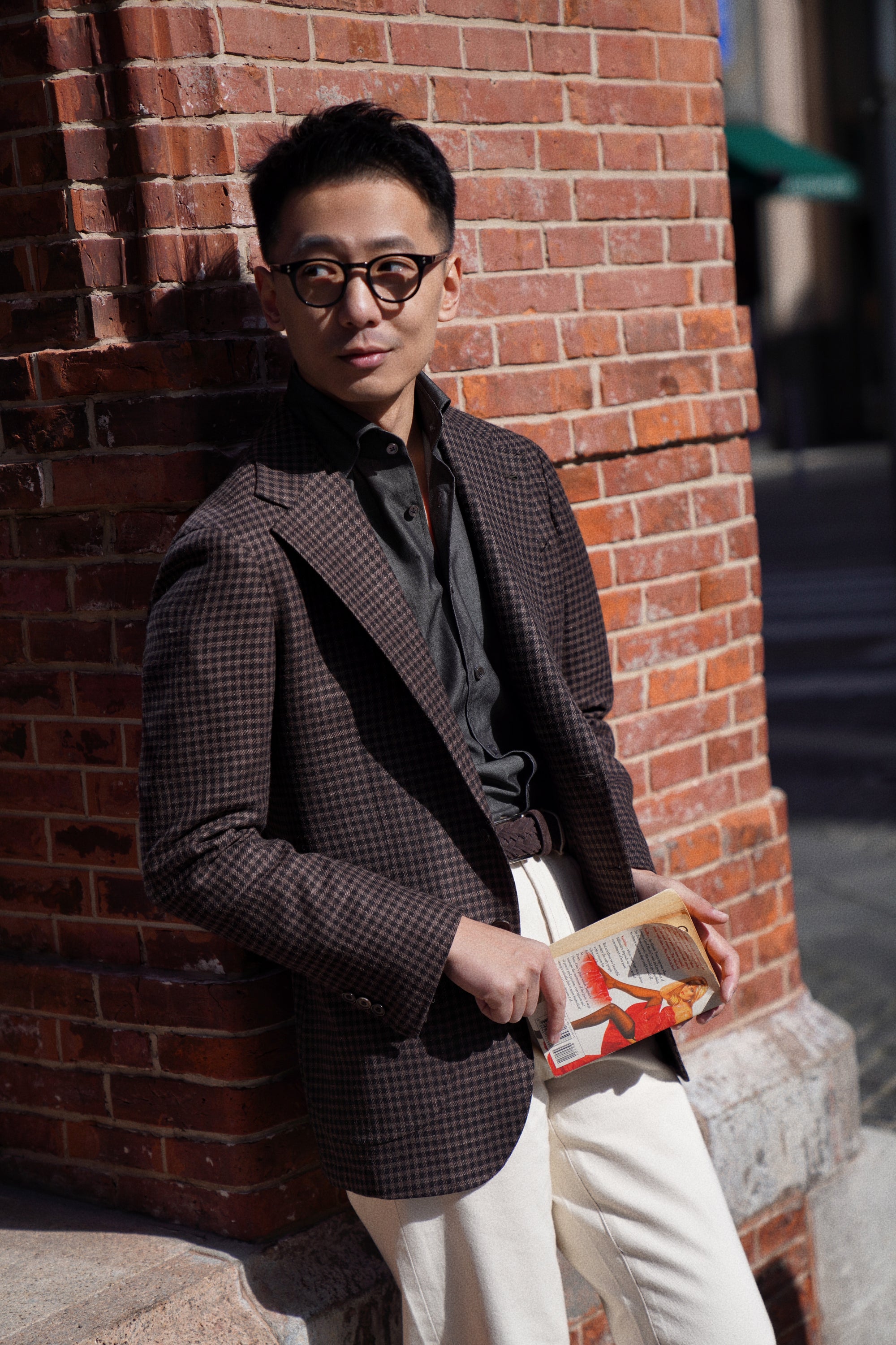 MTO Brown Houndstooth Jacket #197