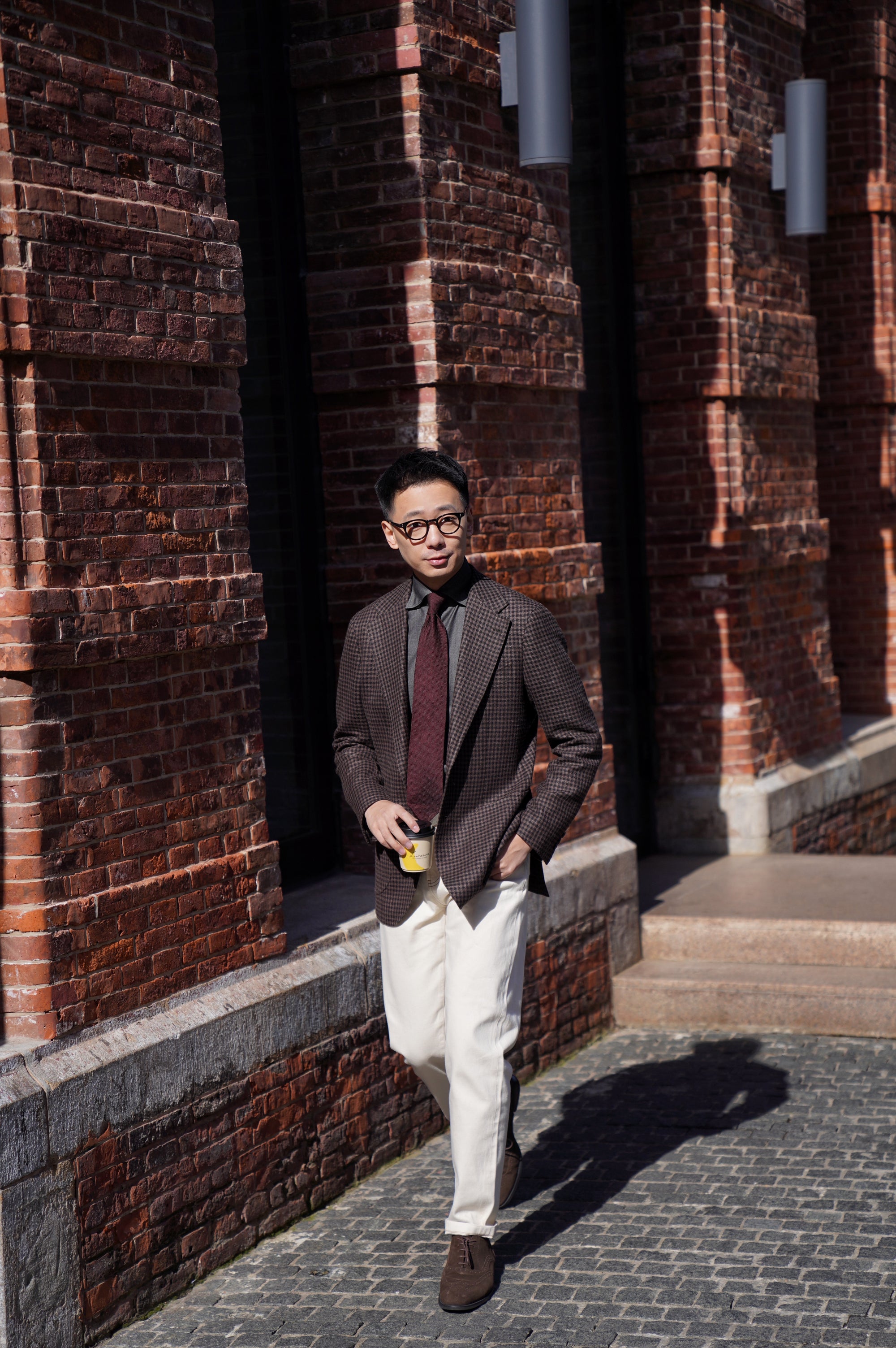 MTO Brown Houndstooth Jacket #197