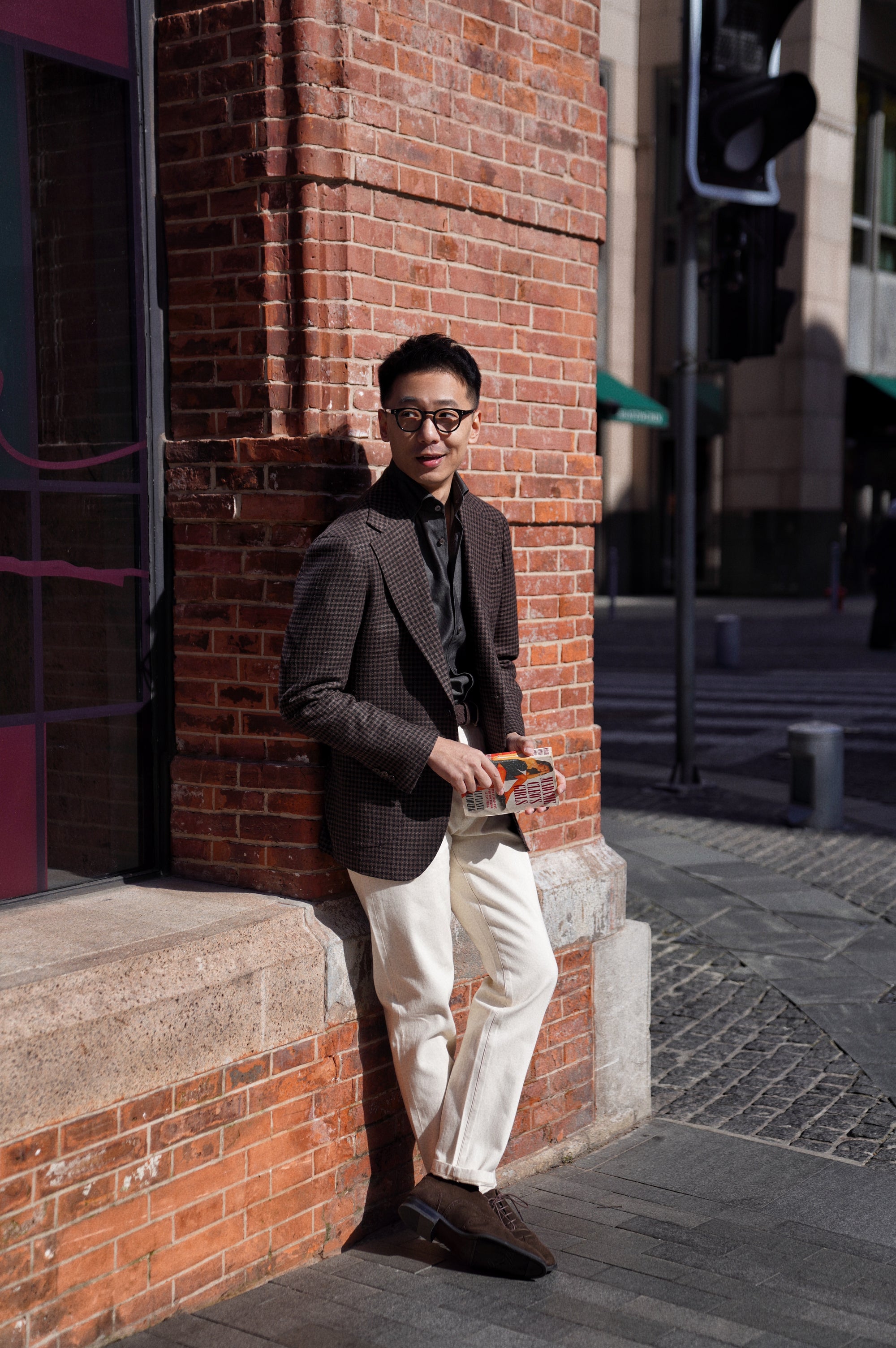 MTO Brown Houndstooth Jacket #197