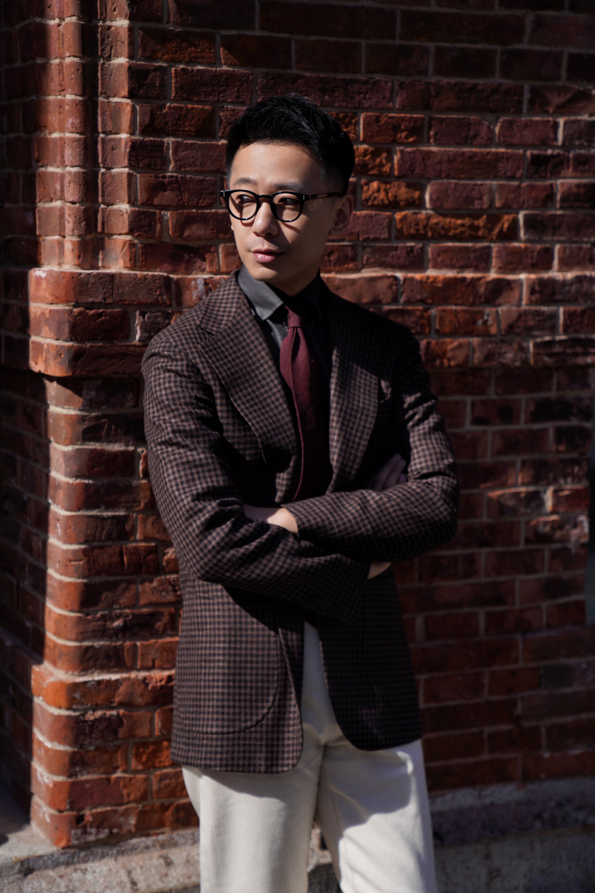 MTO Brown Houndstooth Jacket #197