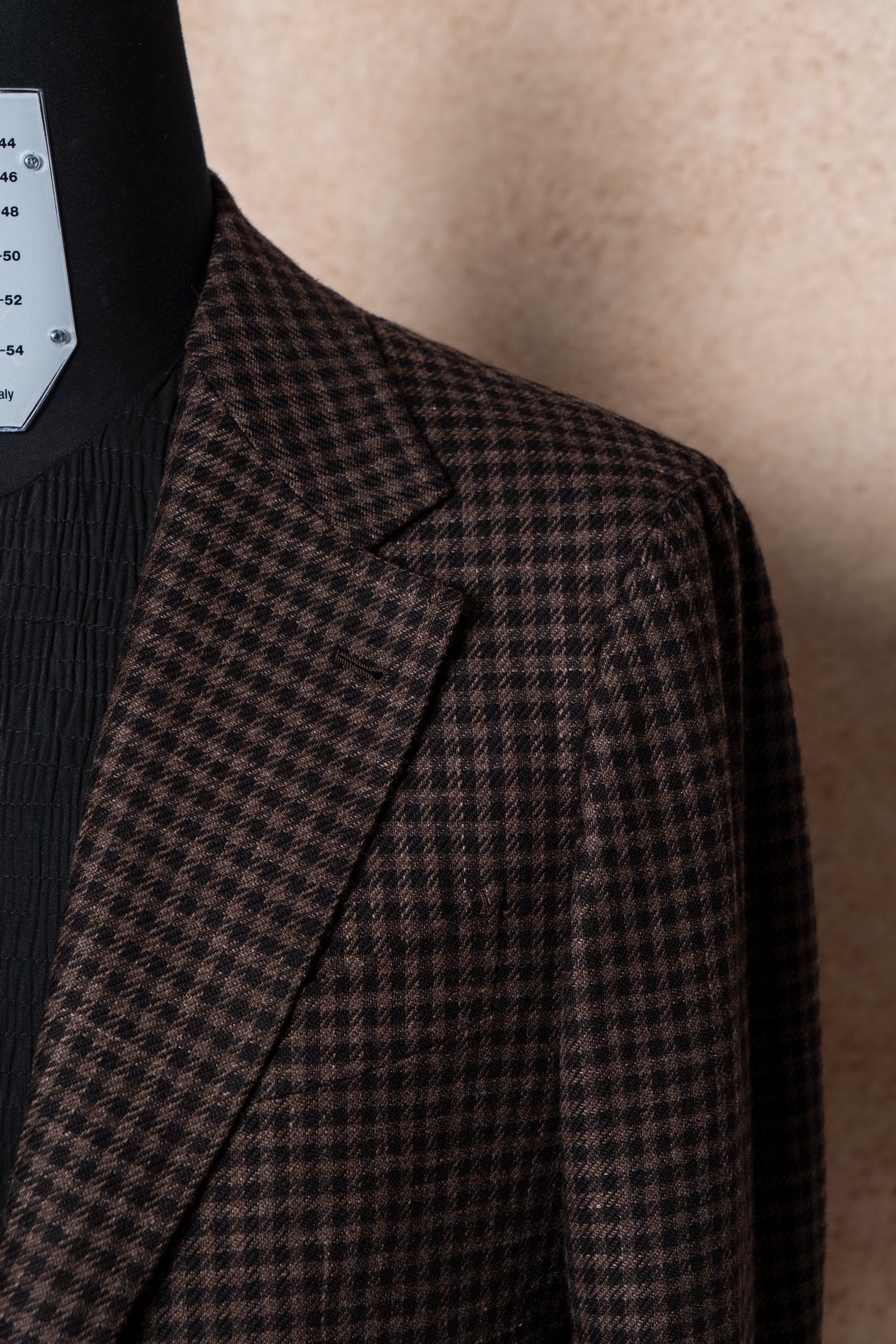 MTO Brown Houndstooth Jacket #197