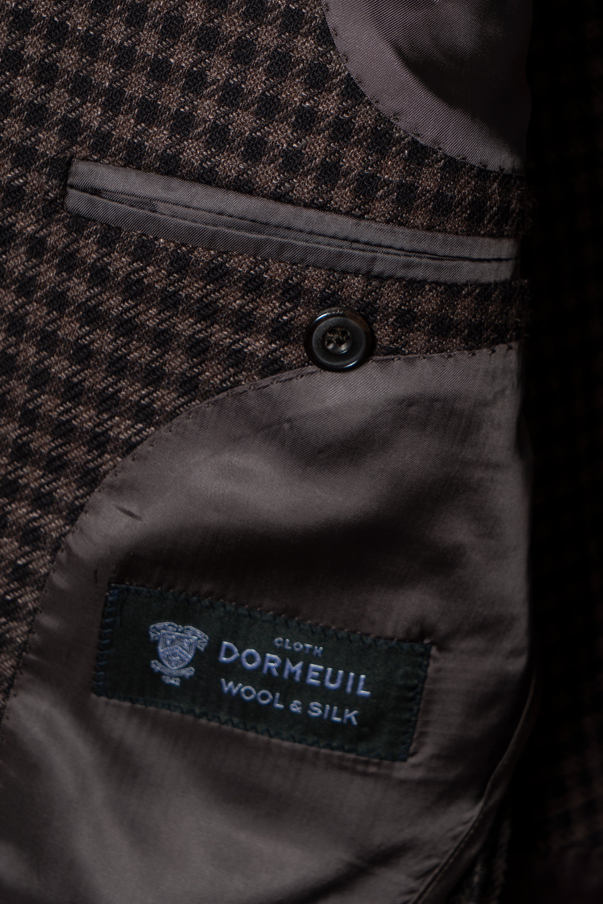 MTO Brown Houndstooth Jacket #197