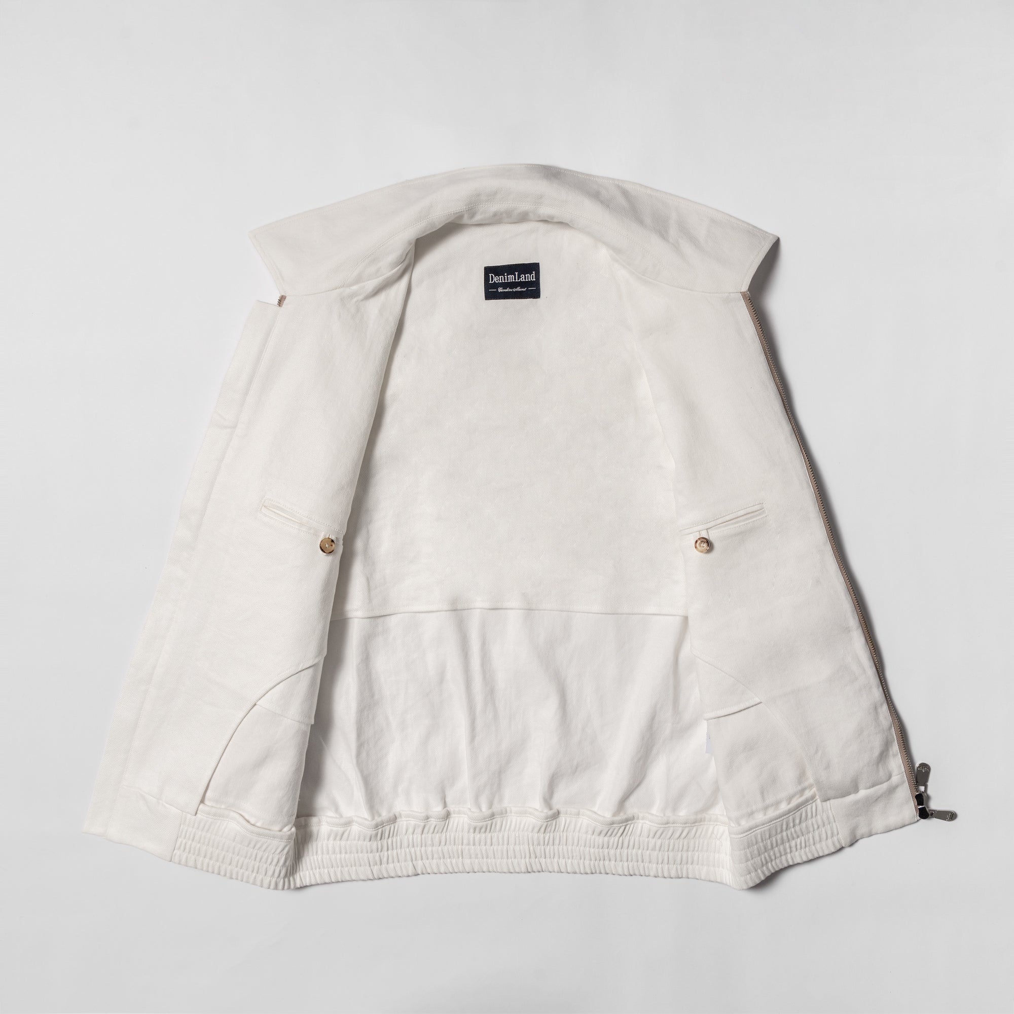 Beige Cotton Linen A2 Jacket