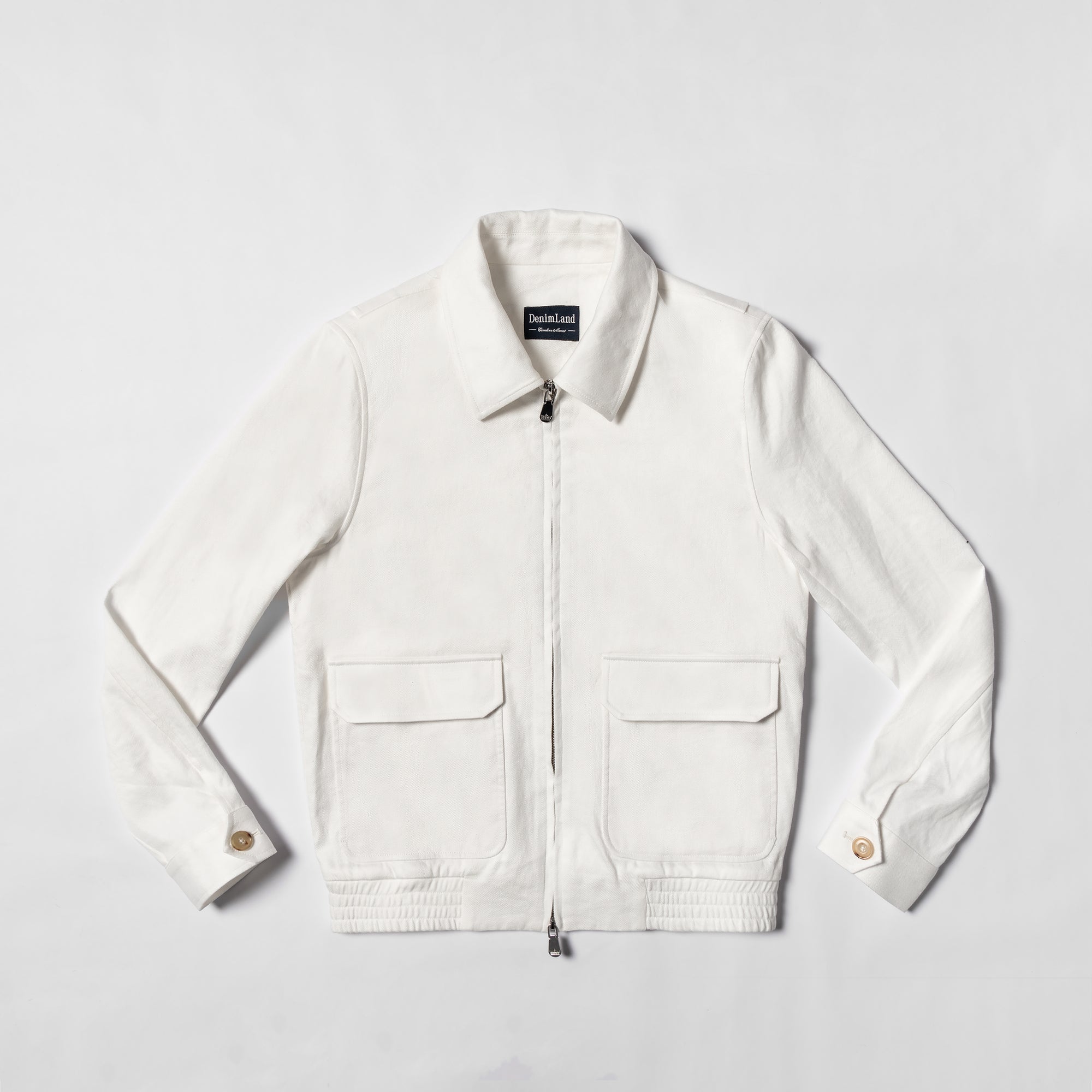 Beige Cotton Linen A2 Jacket