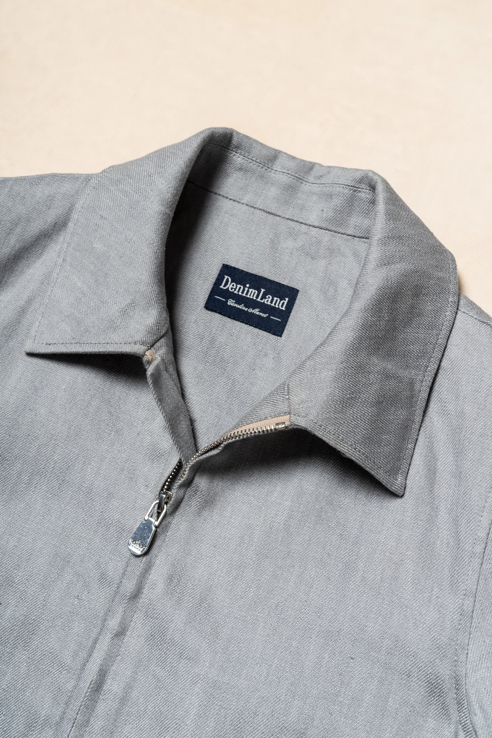 Slate Grey Cotton Linen A2 Jacket