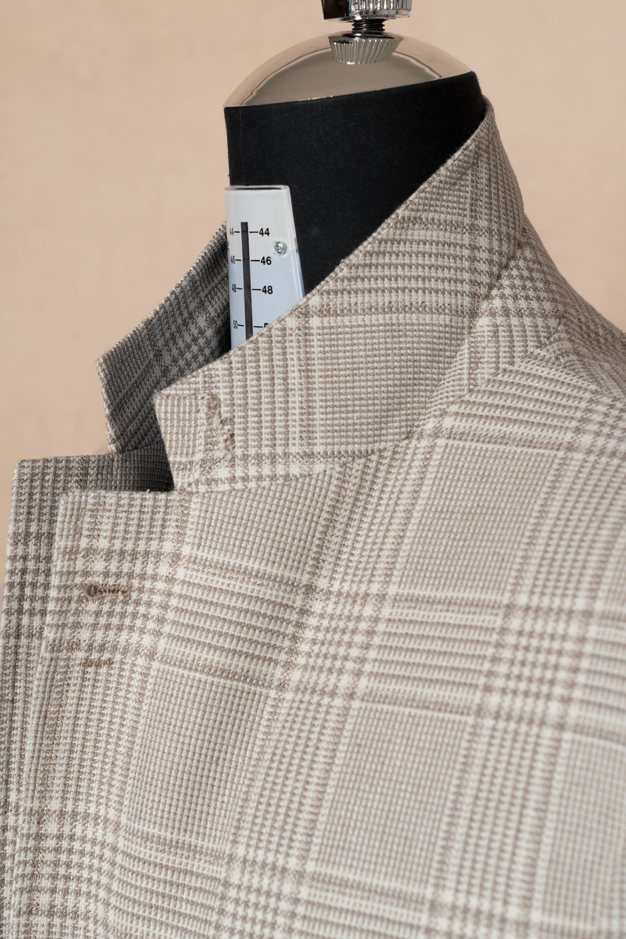 MTO Beige Glen Check Jacket #261