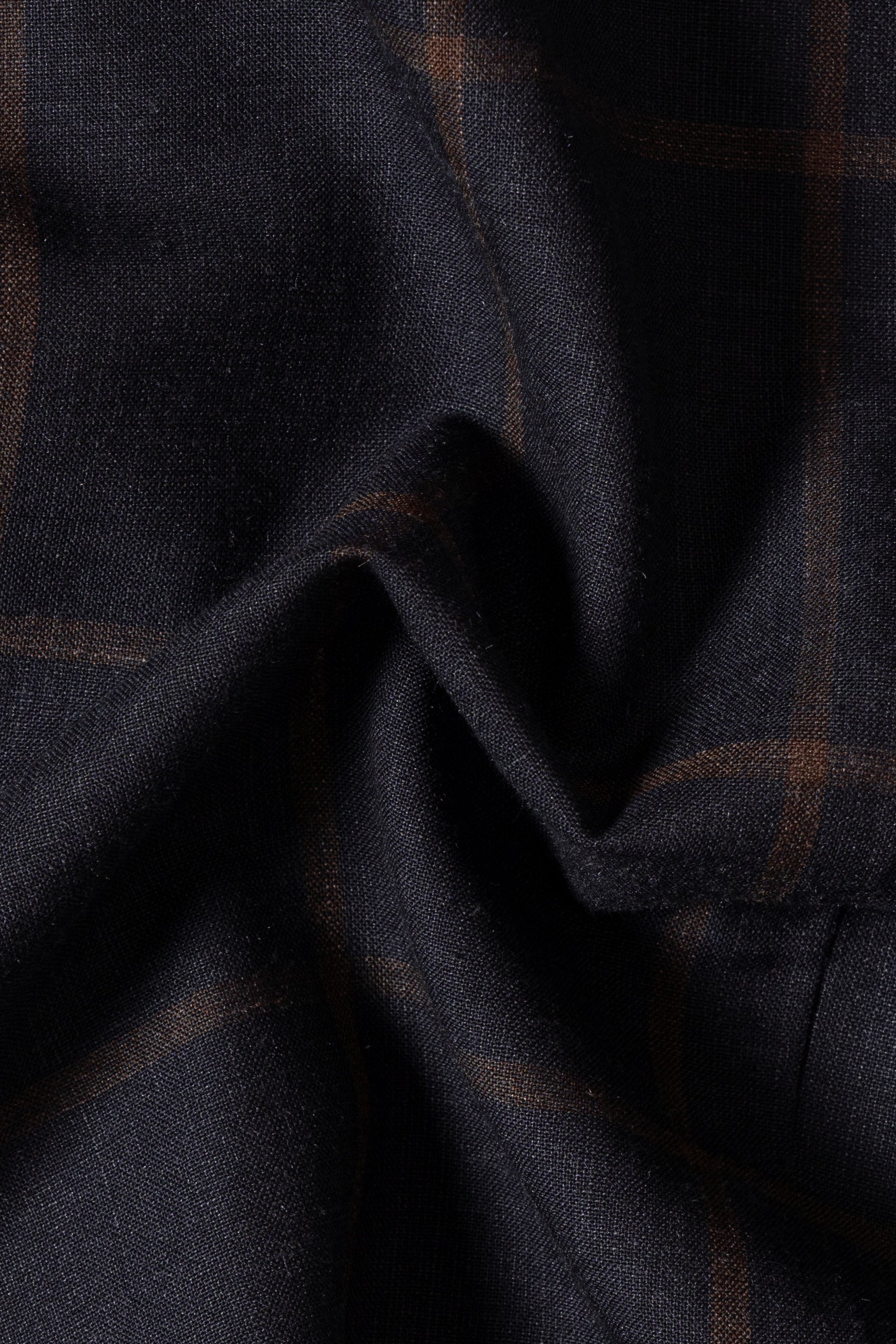 Navy Brown Windowpane Jacket #38