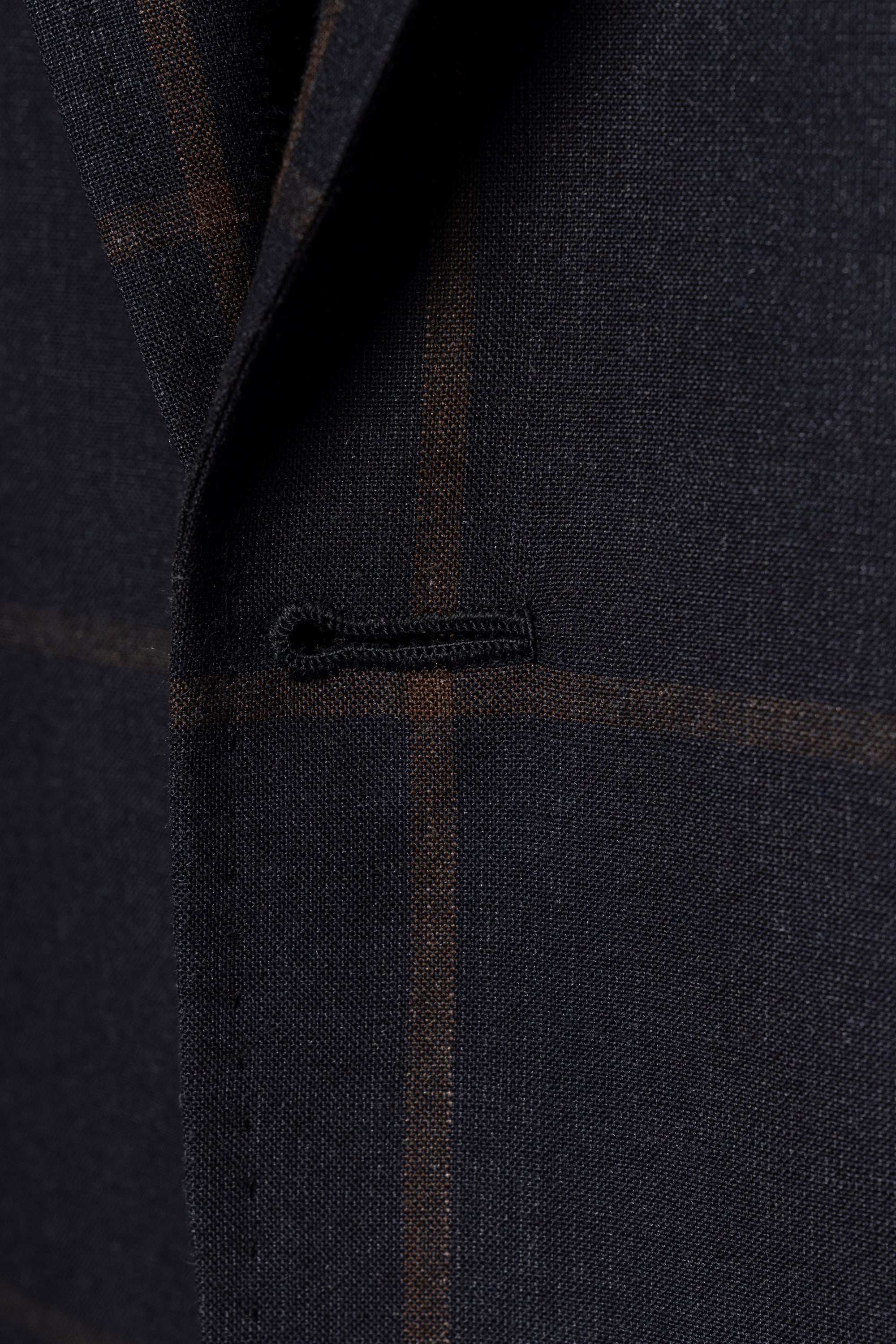 Navy Brown Windowpane Jacket #38