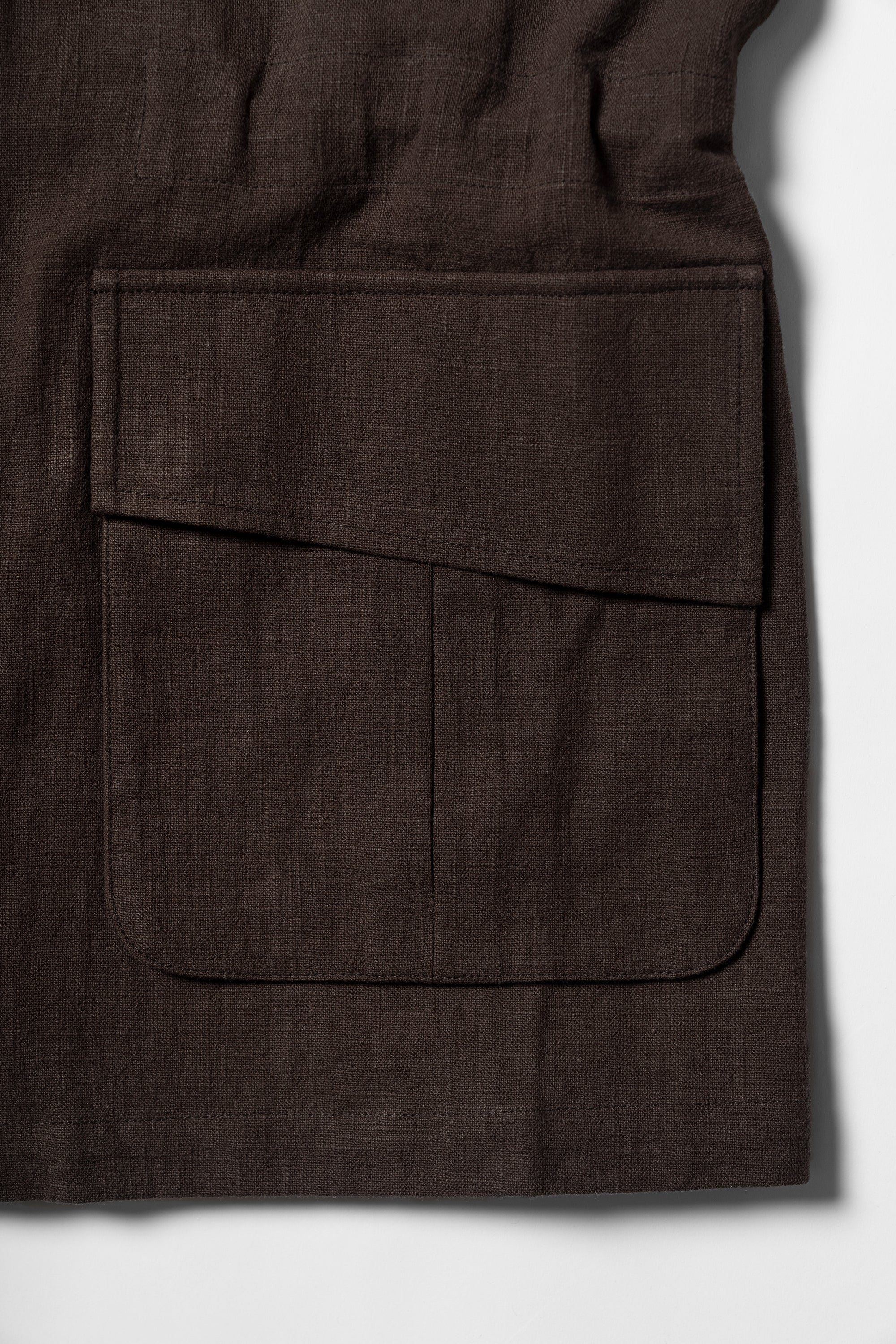 Chocolate Linen Cotton M42 Jacket