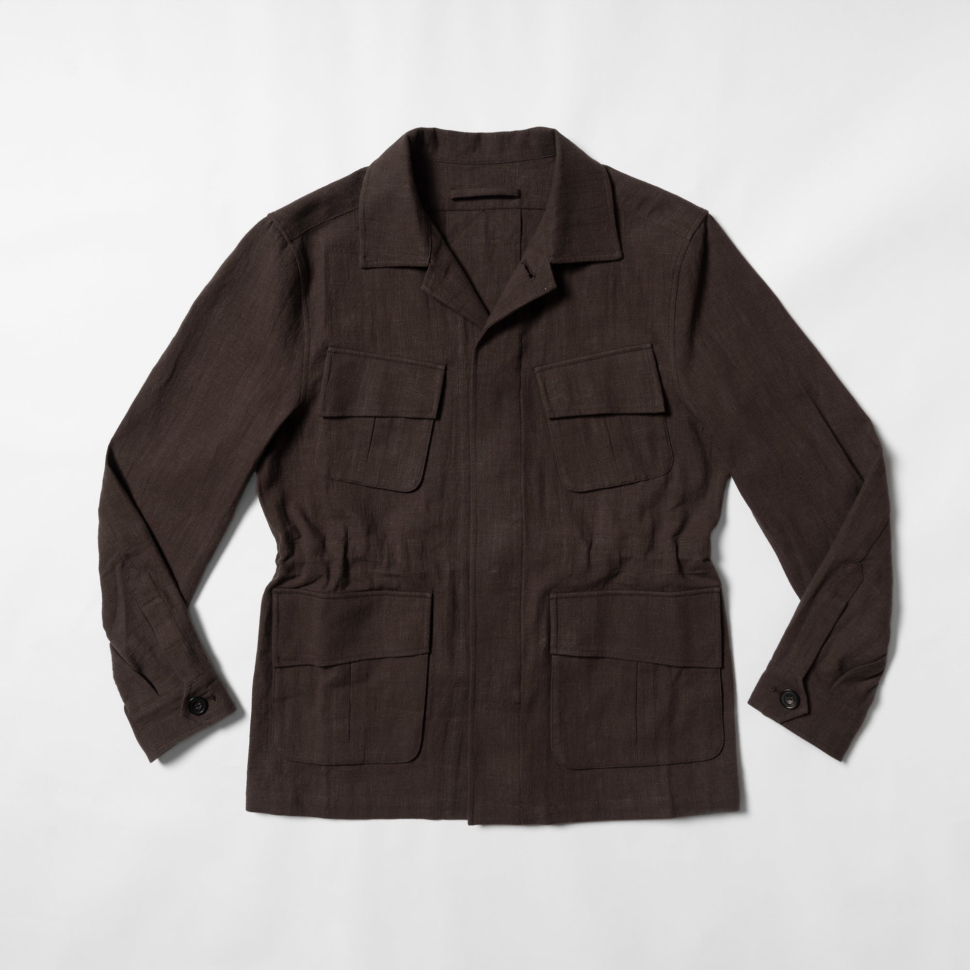 Chocolate Linen Cotton M42 Jacket