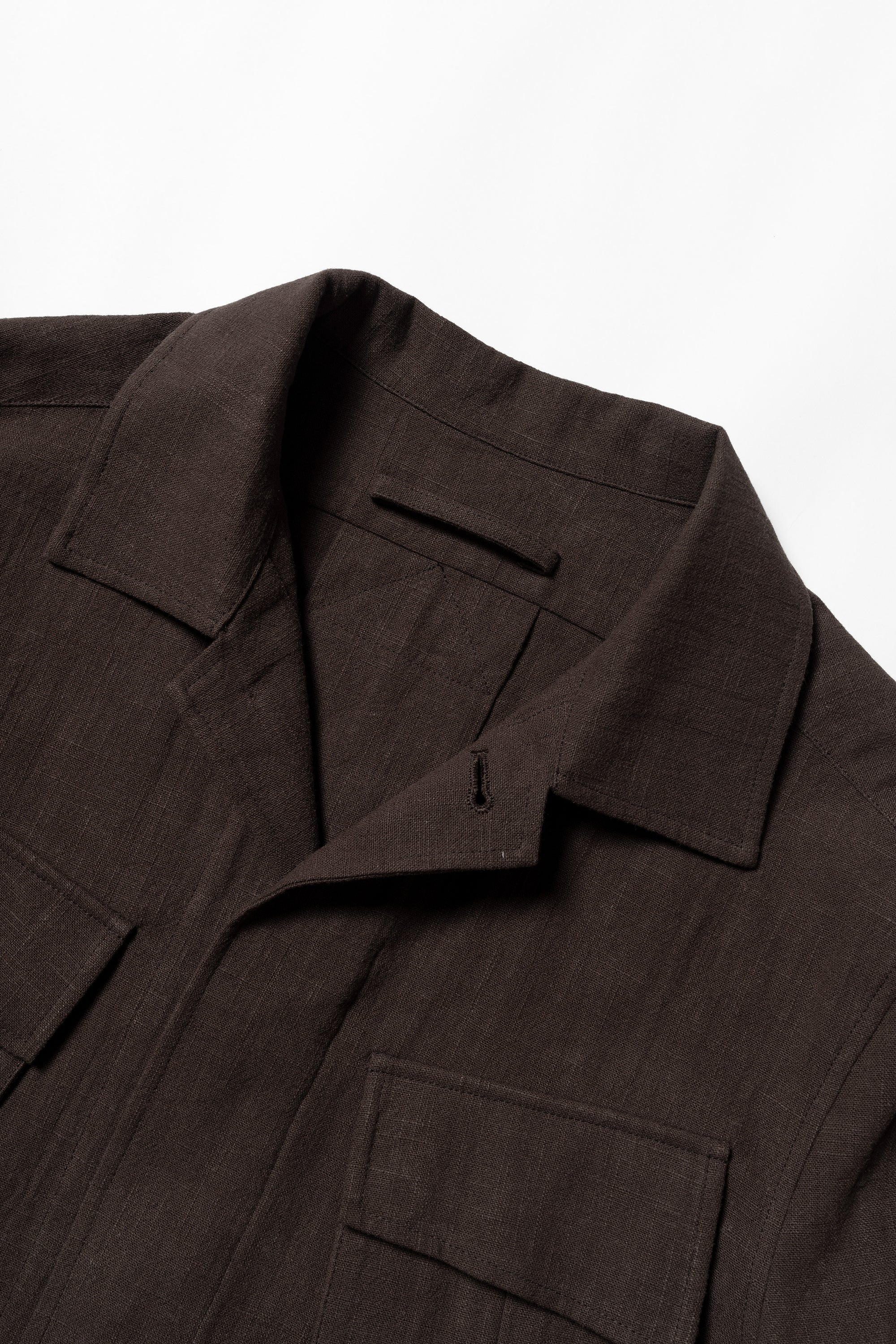 Chocolate Linen Cotton M42 Jacket