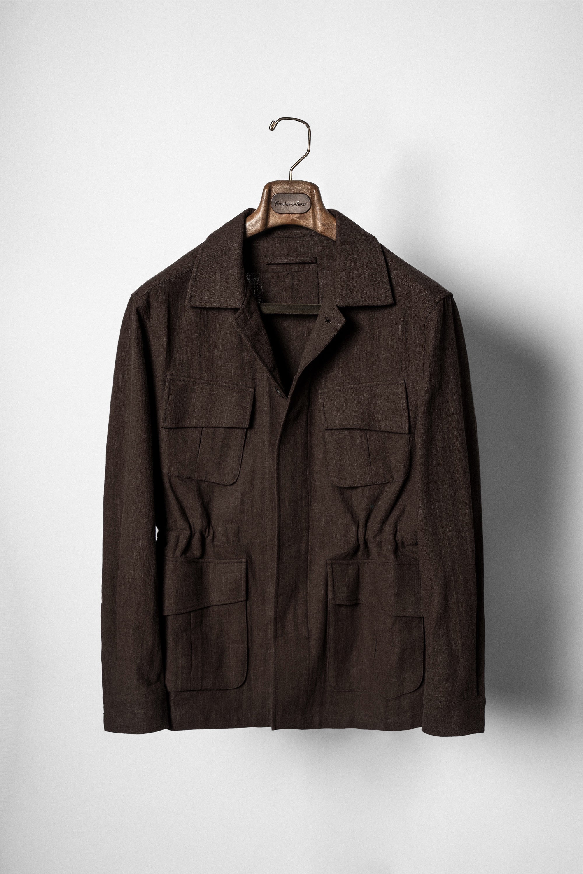Chocolate Linen Cotton M42 Jacket
