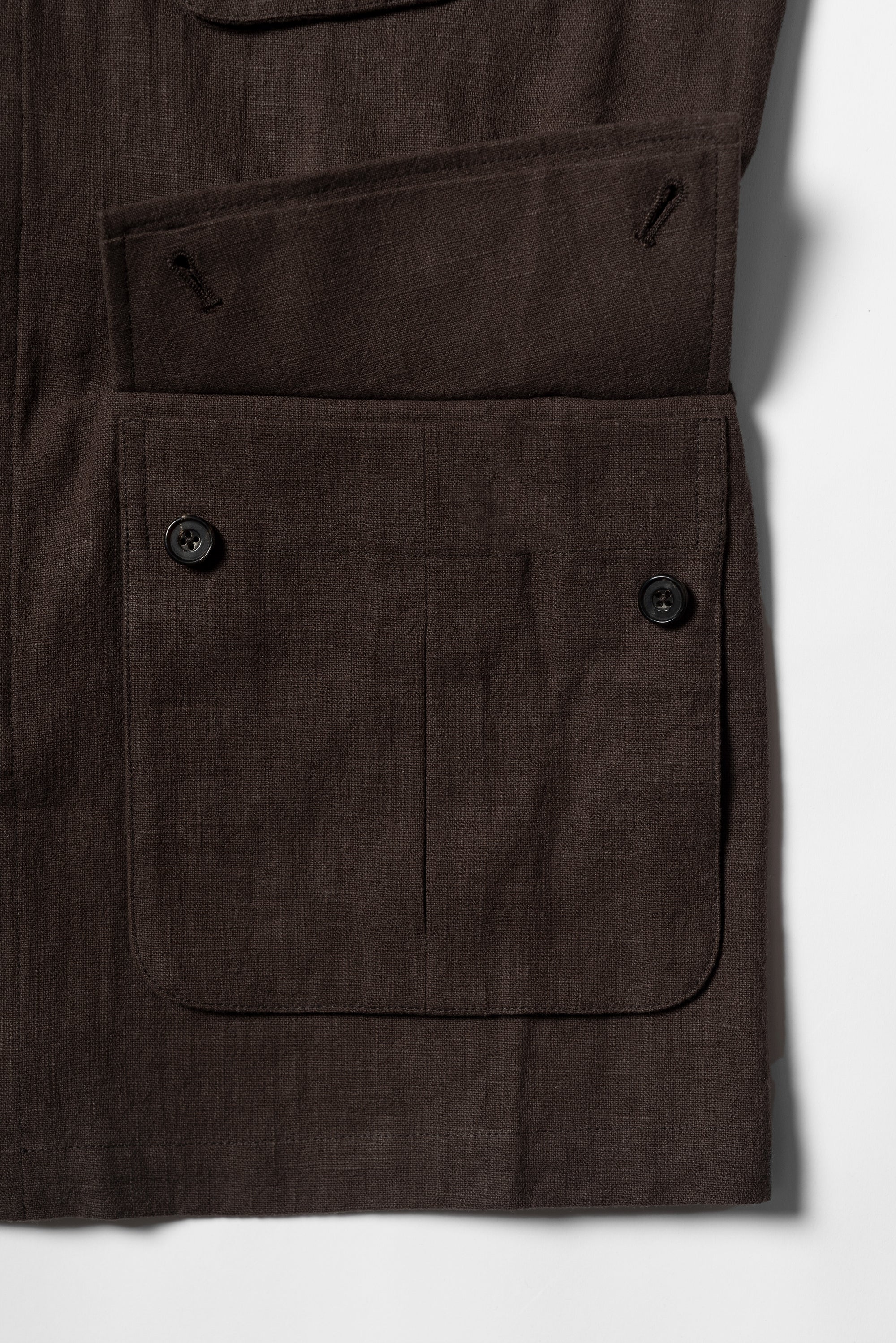 Chocolate Linen Cotton M42 Jacket