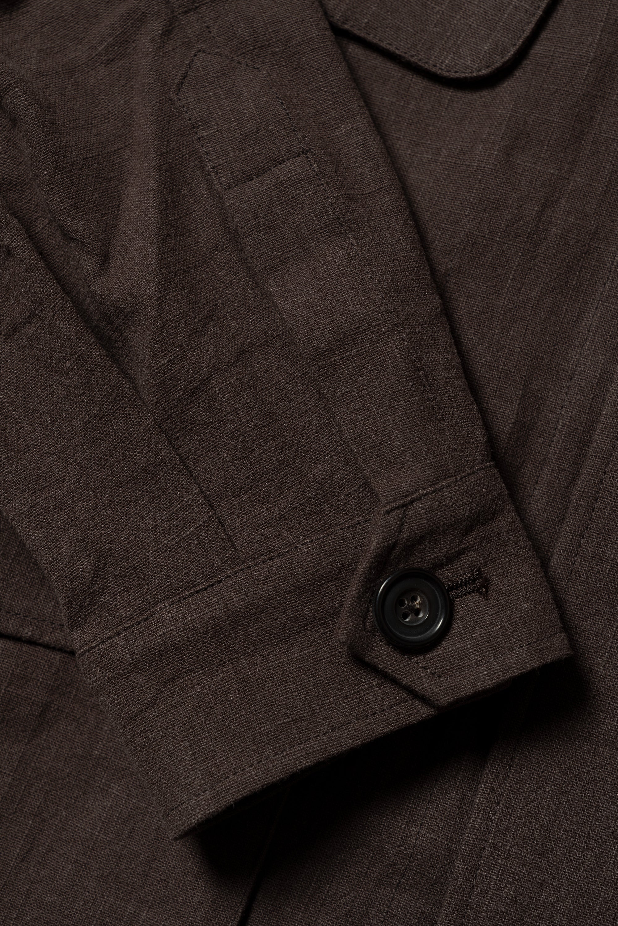 Chocolate Linen Cotton M42 Jacket