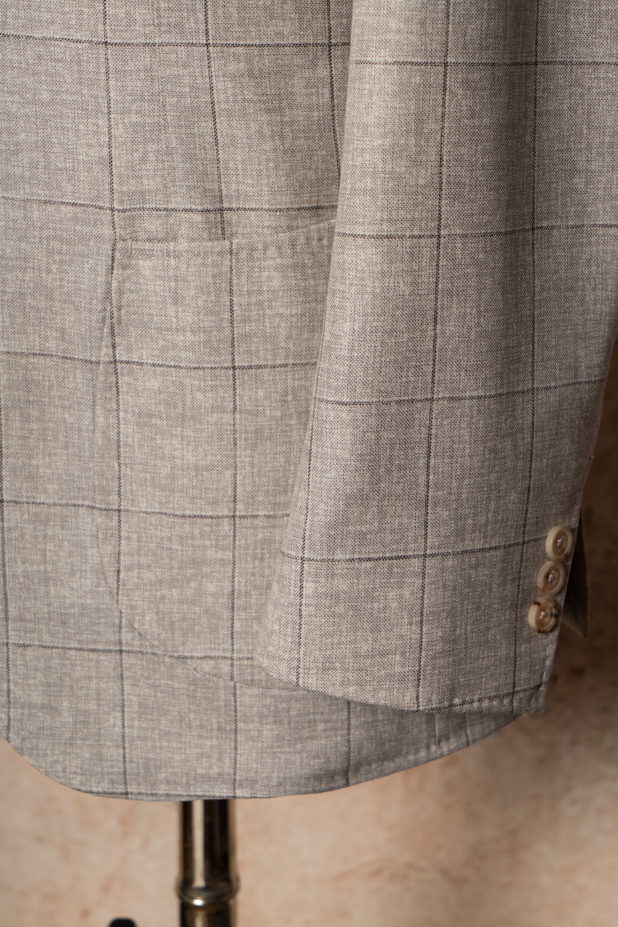 MTO Oatmeal Windowpane Jacket #319