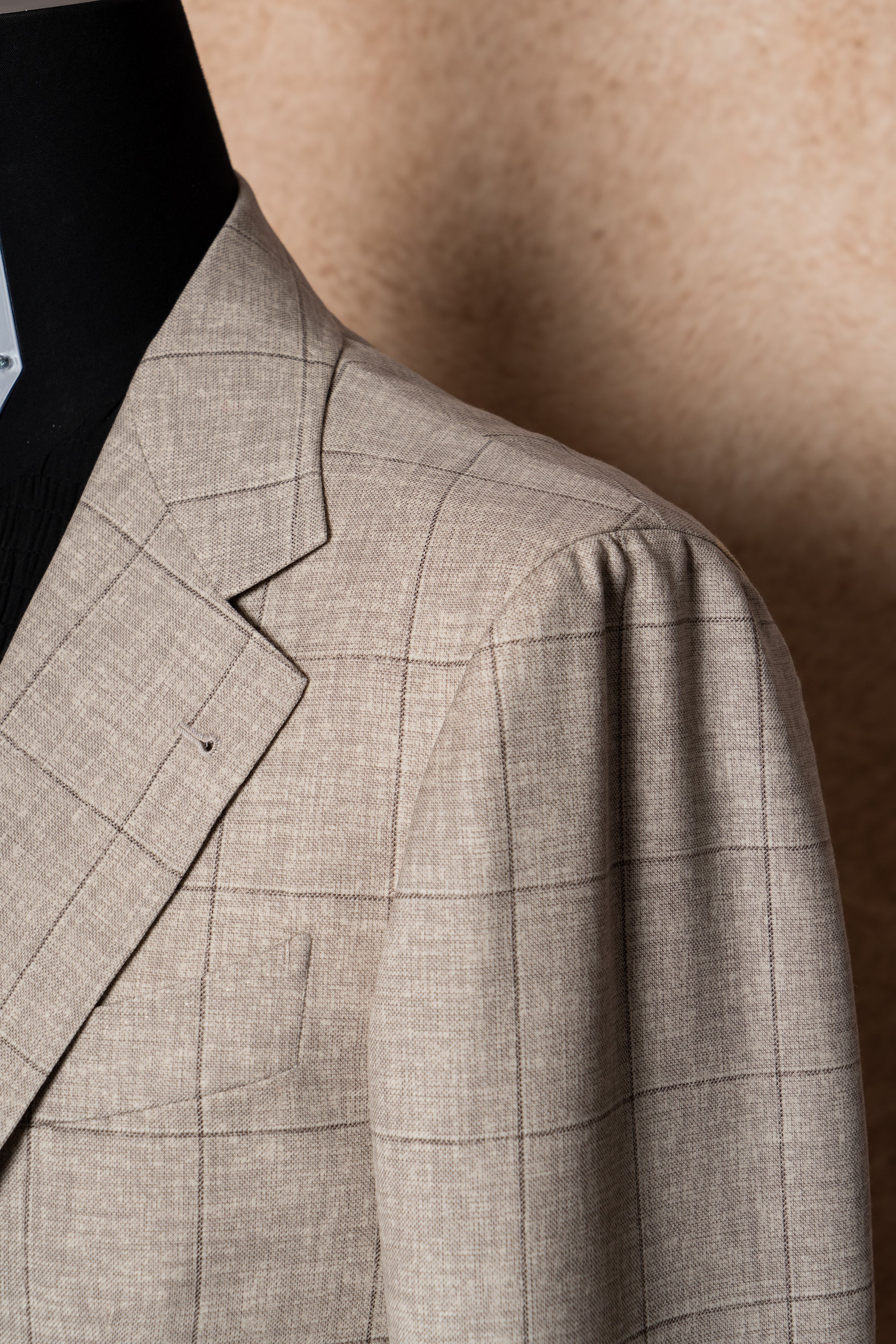MTO Oatmeal Windowpane Jacket #319