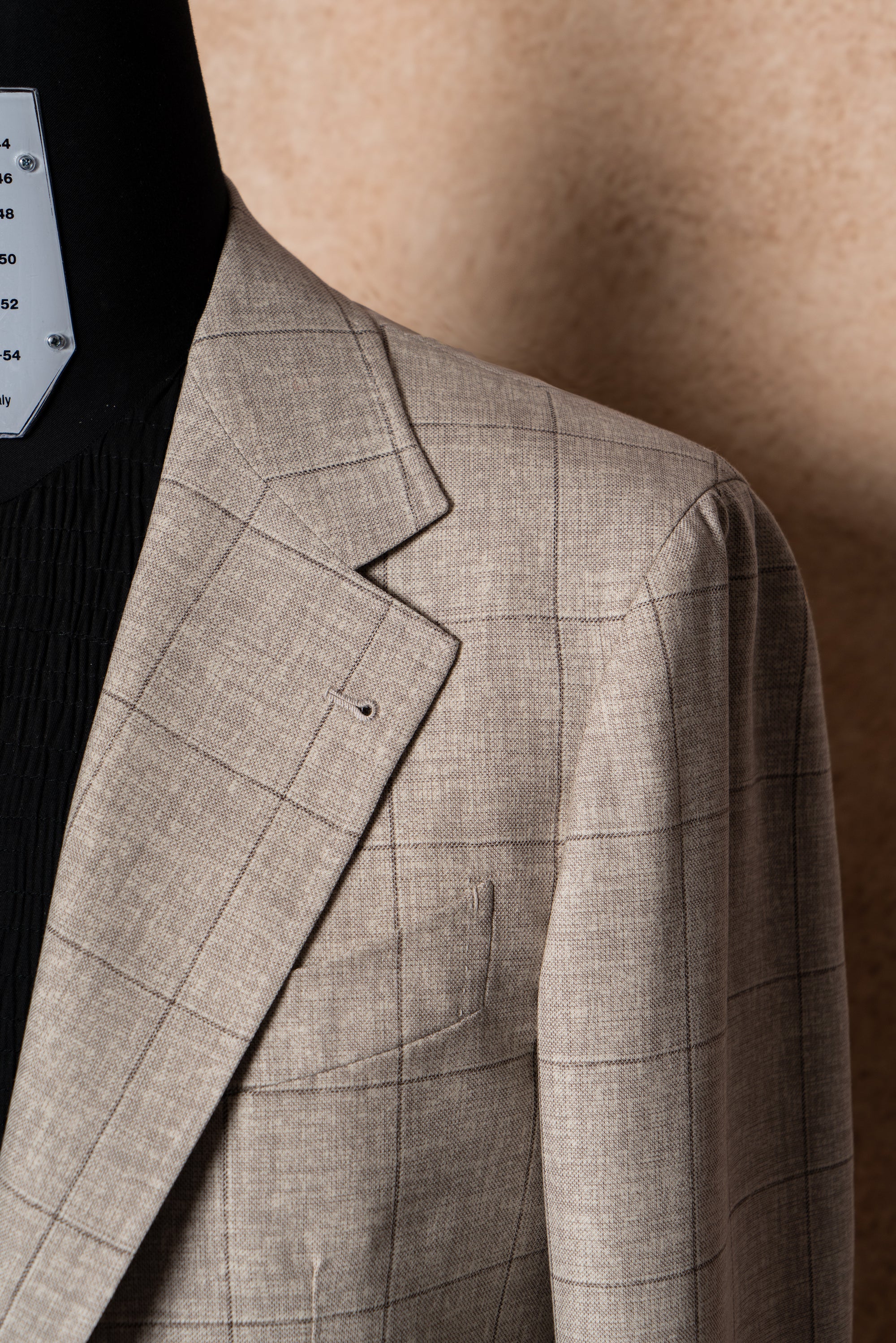 MTO Oatmeal Windowpane Jacket #319