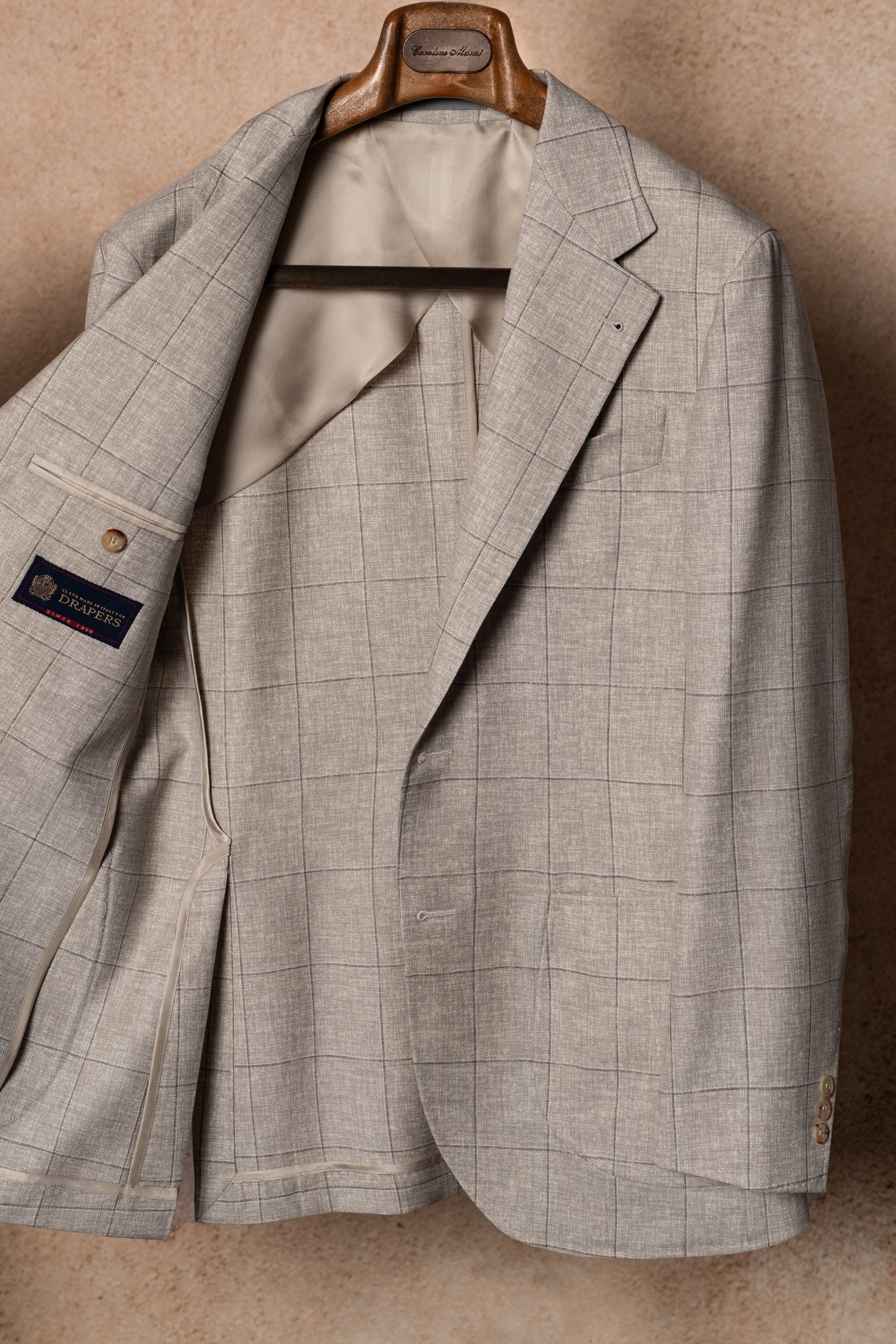 MTO Oatmeal Windowpane Jacket #319