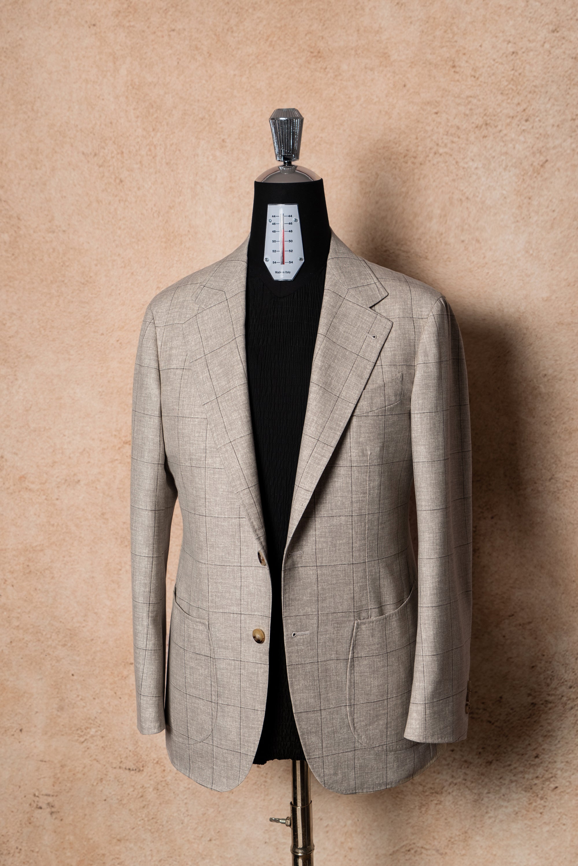 MTO Oatmeal Windowpane Jacket #319
