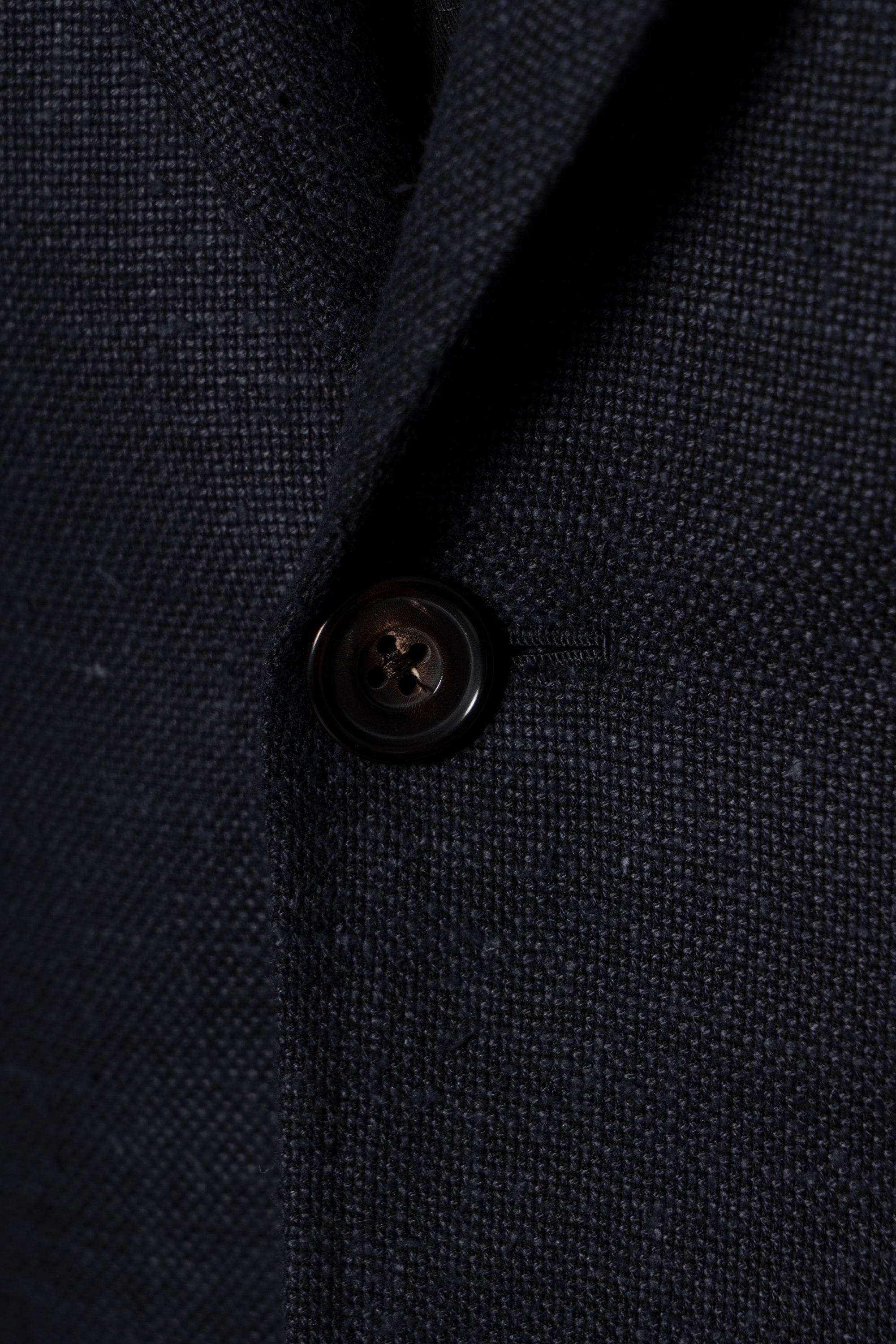 Indigo Wool Linen Silk Jacket #318