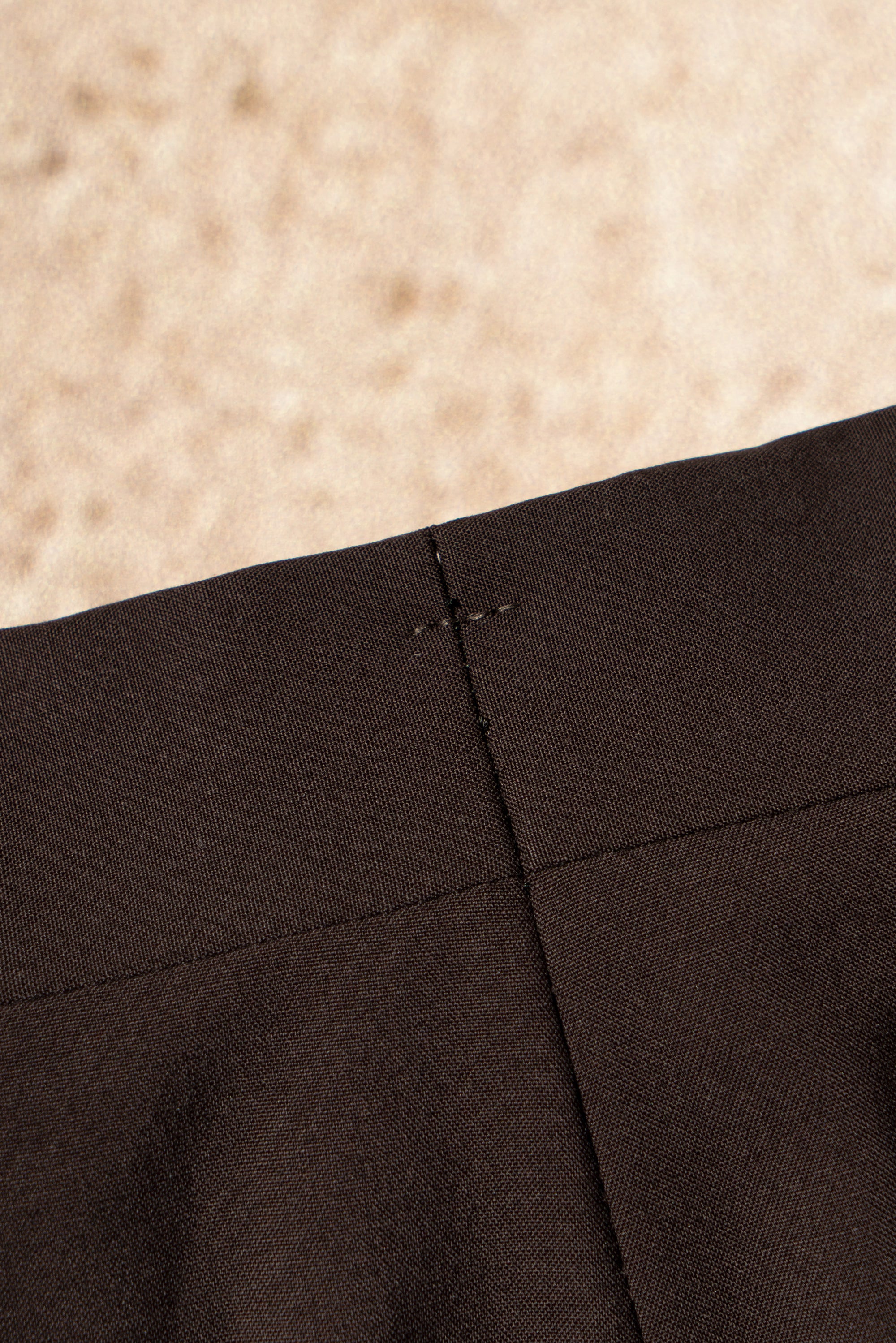 Chocolate Wool Silk Extralight Trousers #293