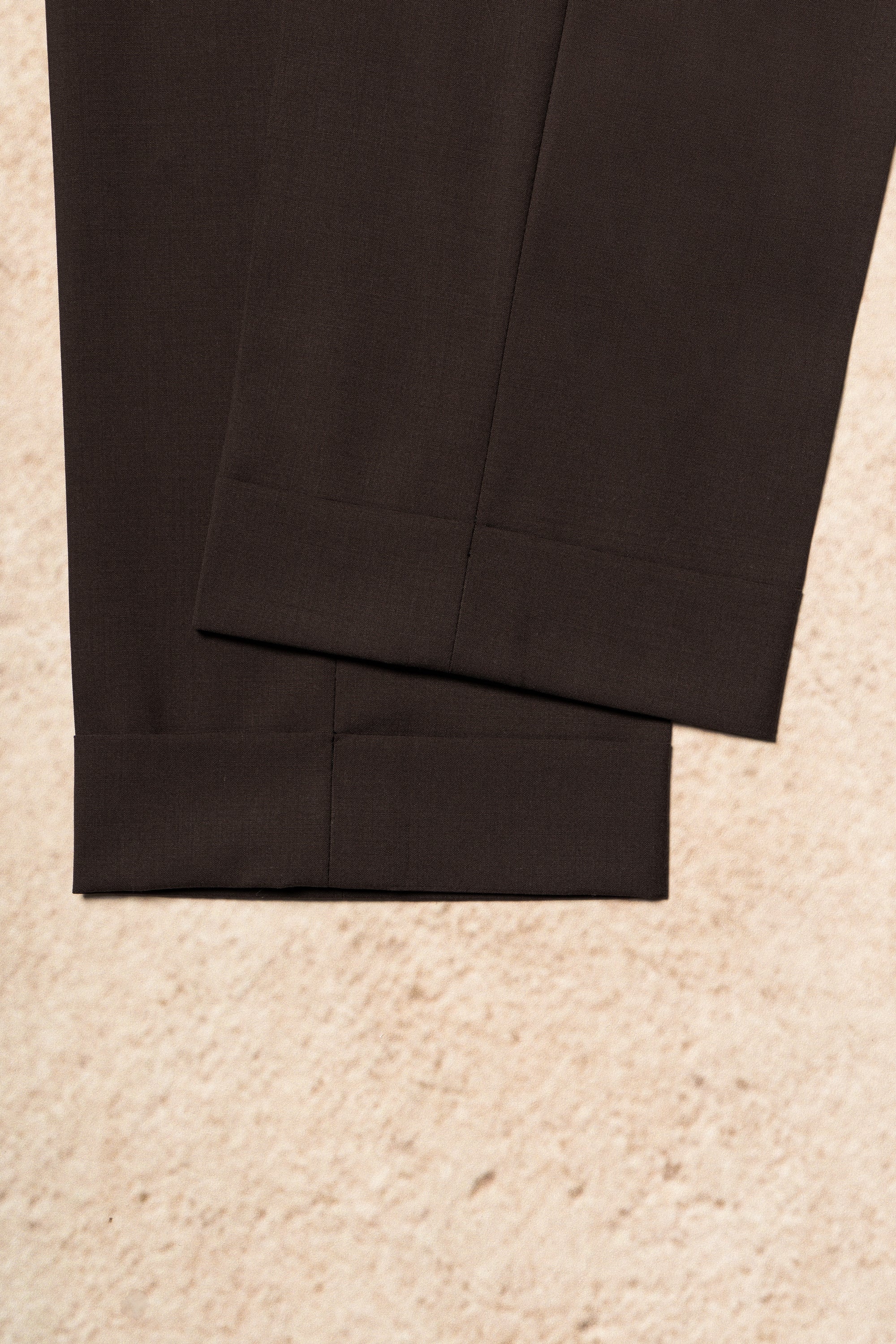 Chocolate Wool Silk Extralight Trousers #293