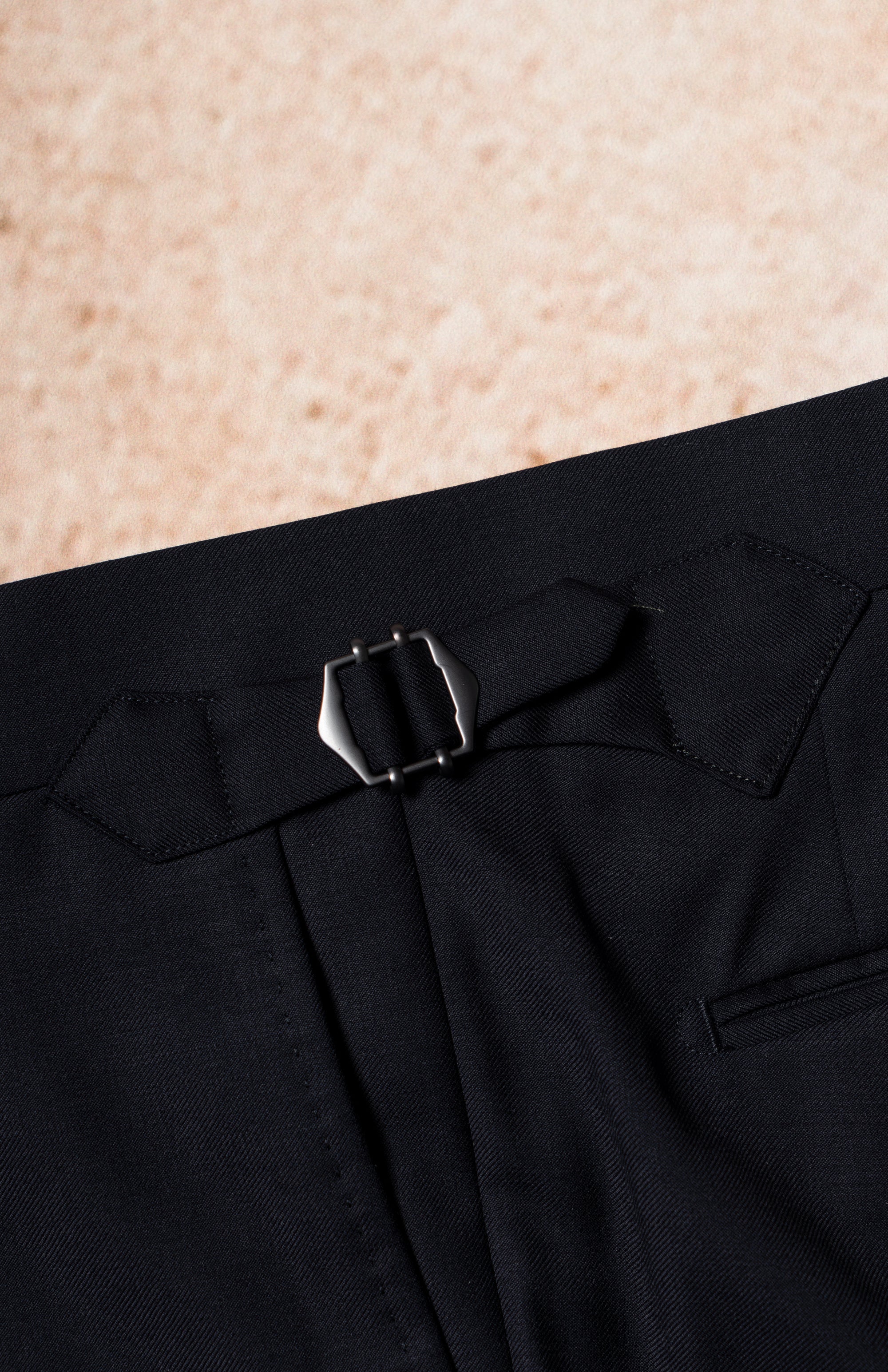 Navy 120s Worsted Wool Trousers #304