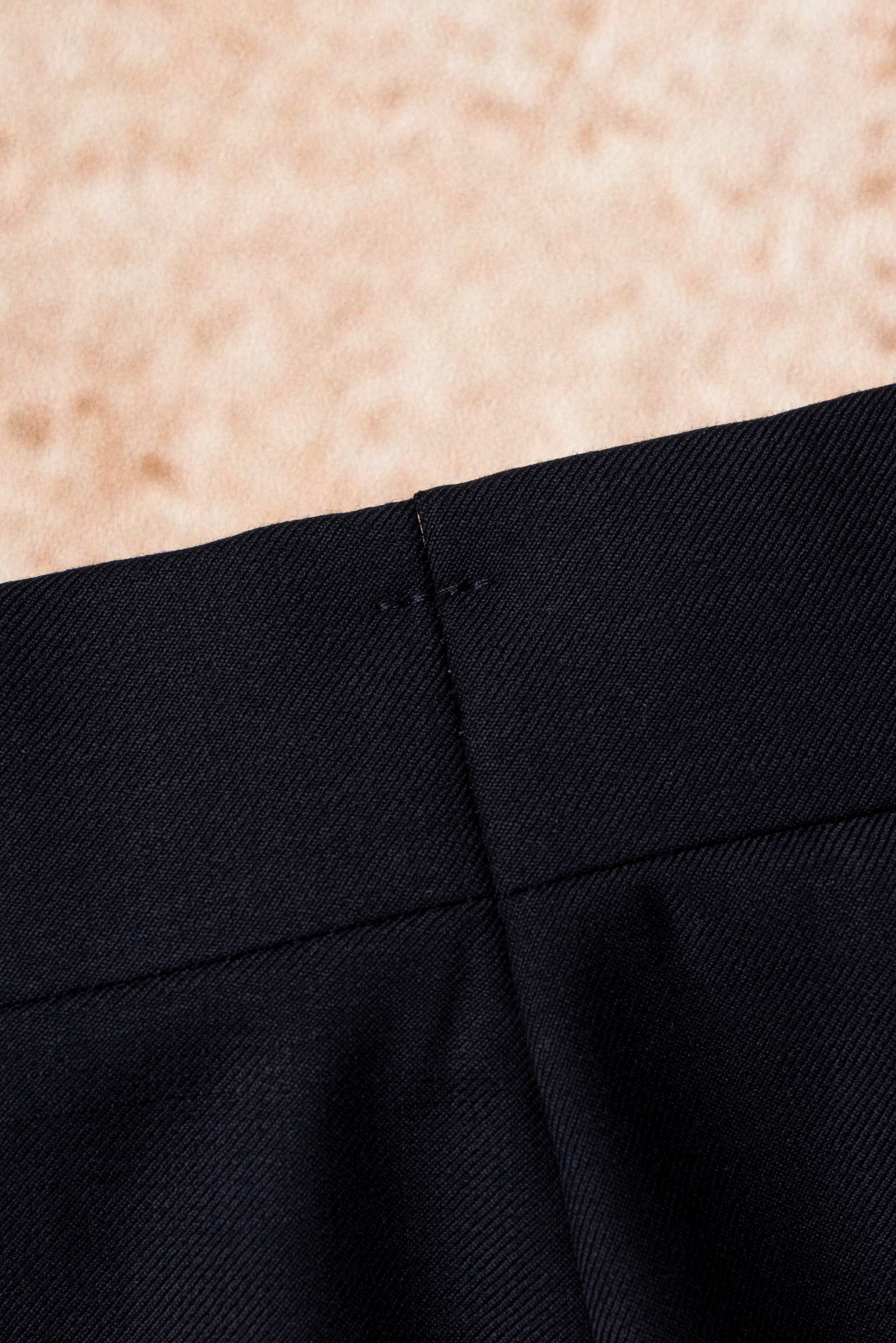 Navy 120s Worsted Wool Trousers #304