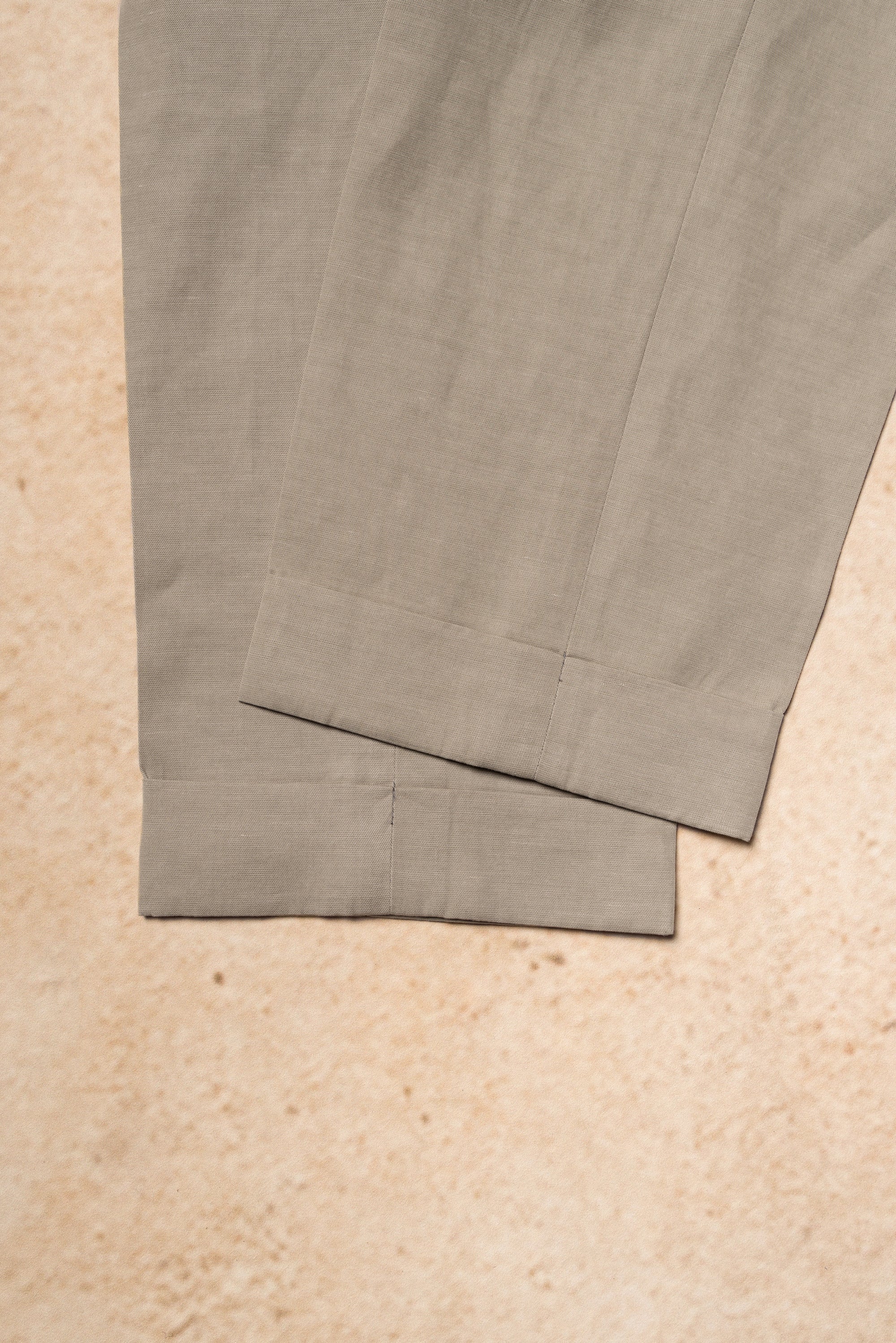 Stone Cotton Linen Tencel Drawstring Trousers #316