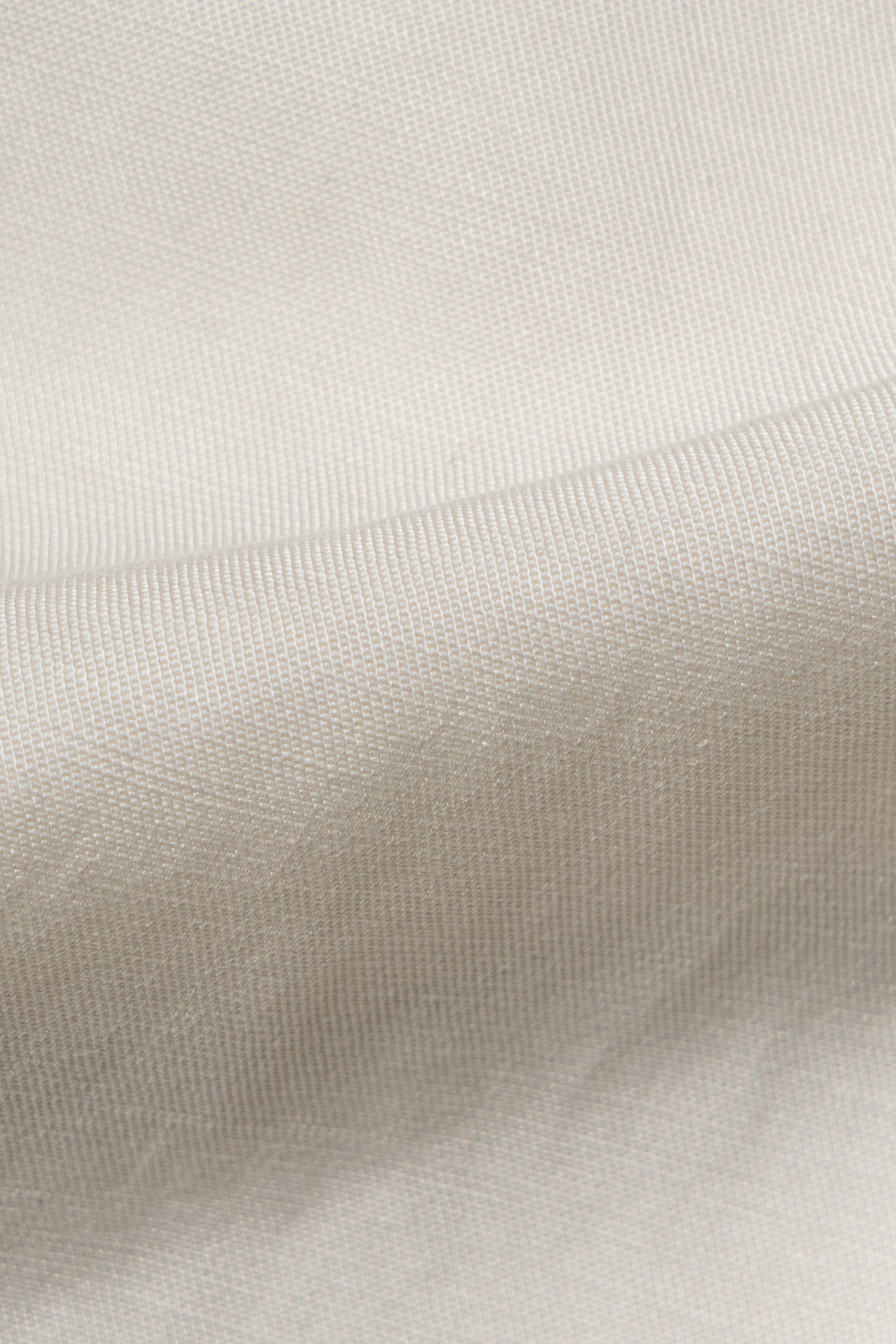 Beige Cotton Linen Tencel Drawstring Trousers #315