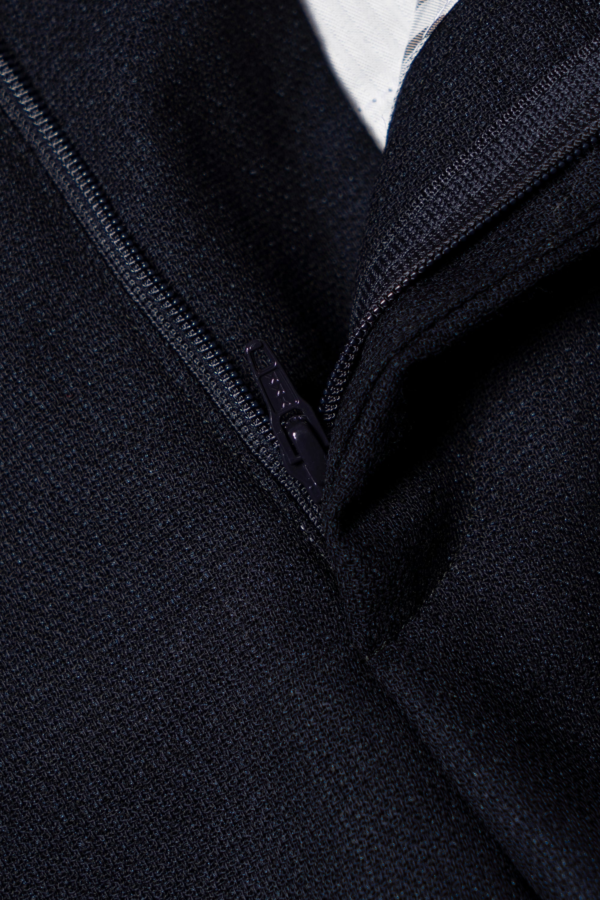 MTO Ink Blue Wool Silk Melange Suit #311