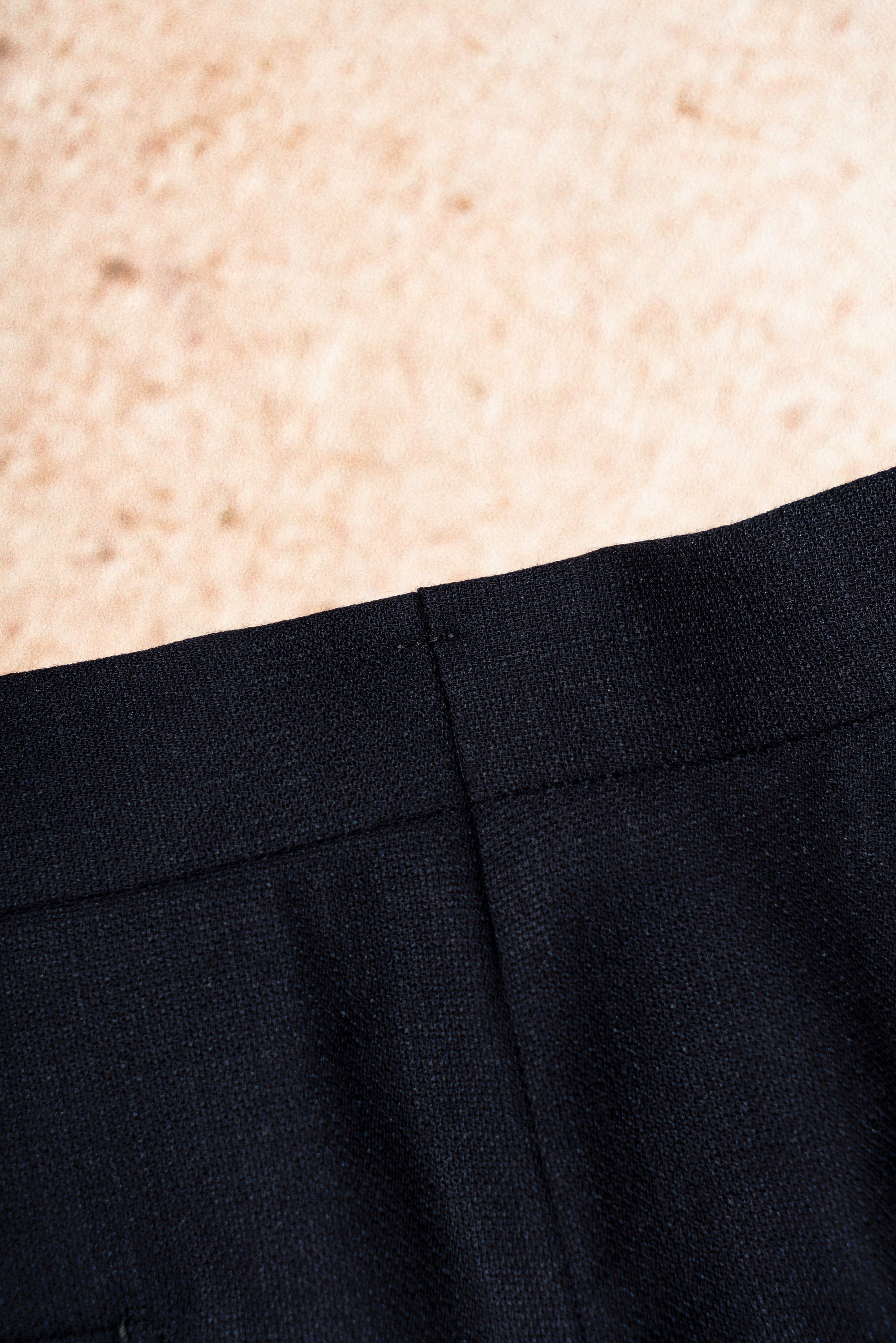 MTO Ink Blue Wool Silk Melange Suit #311
