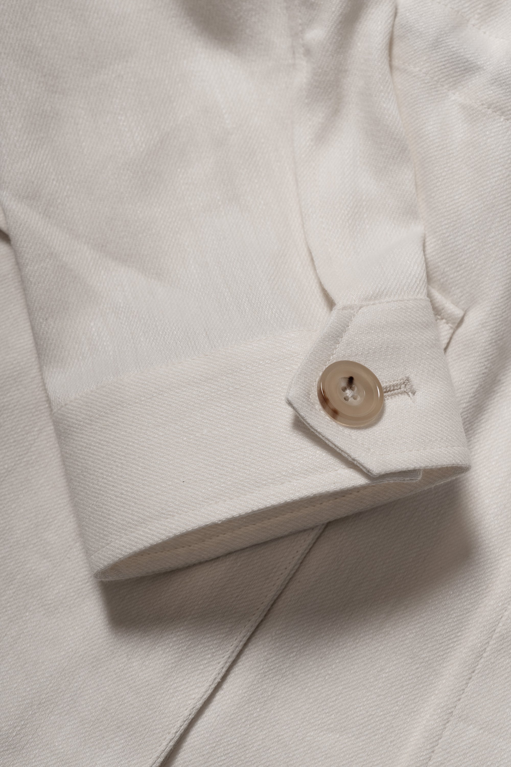 Beige Linen Wool Teba Jacket